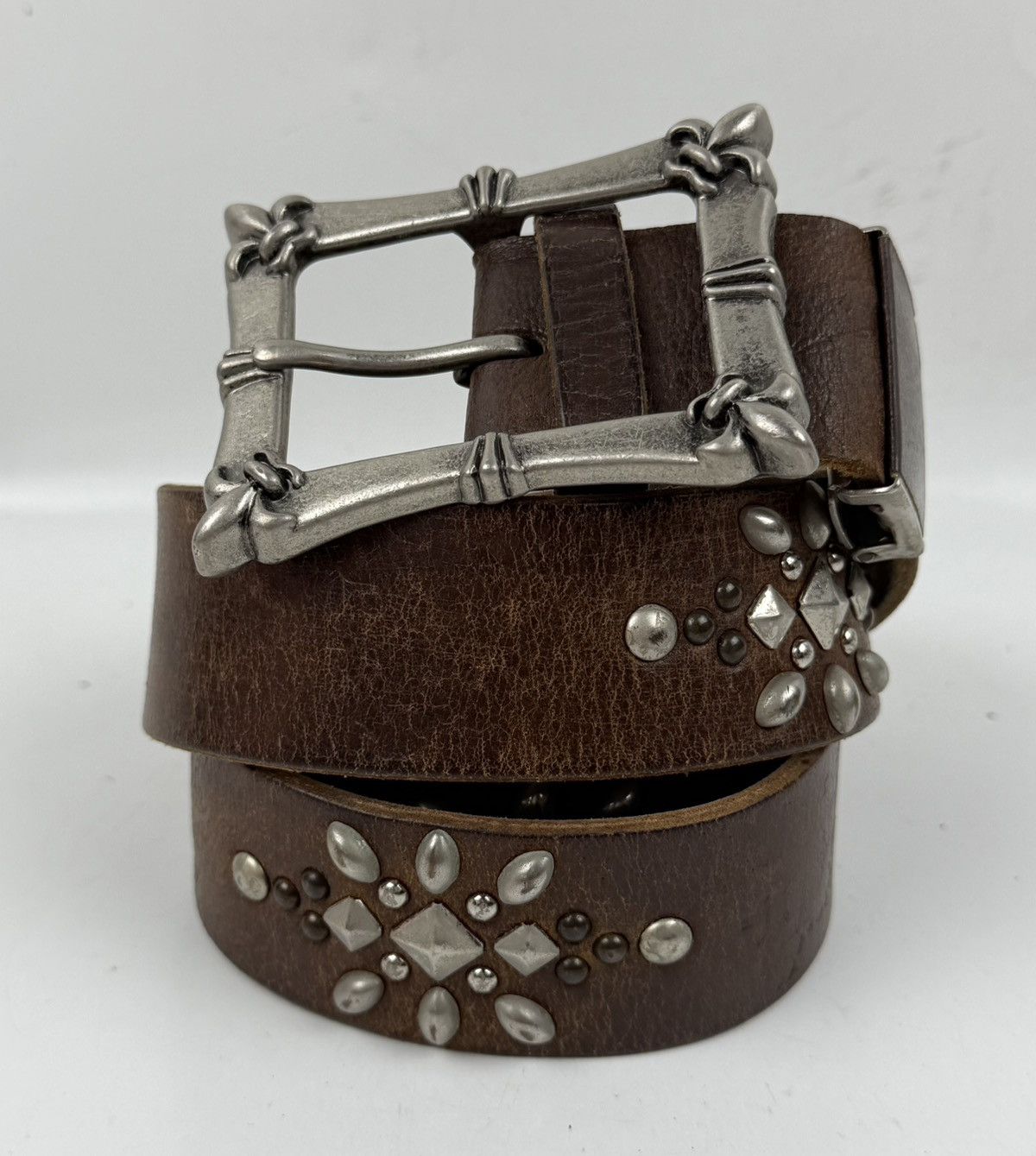 Edwin punk style edwin studded leather belt tc55 Size 34 - 1 Thumbnail