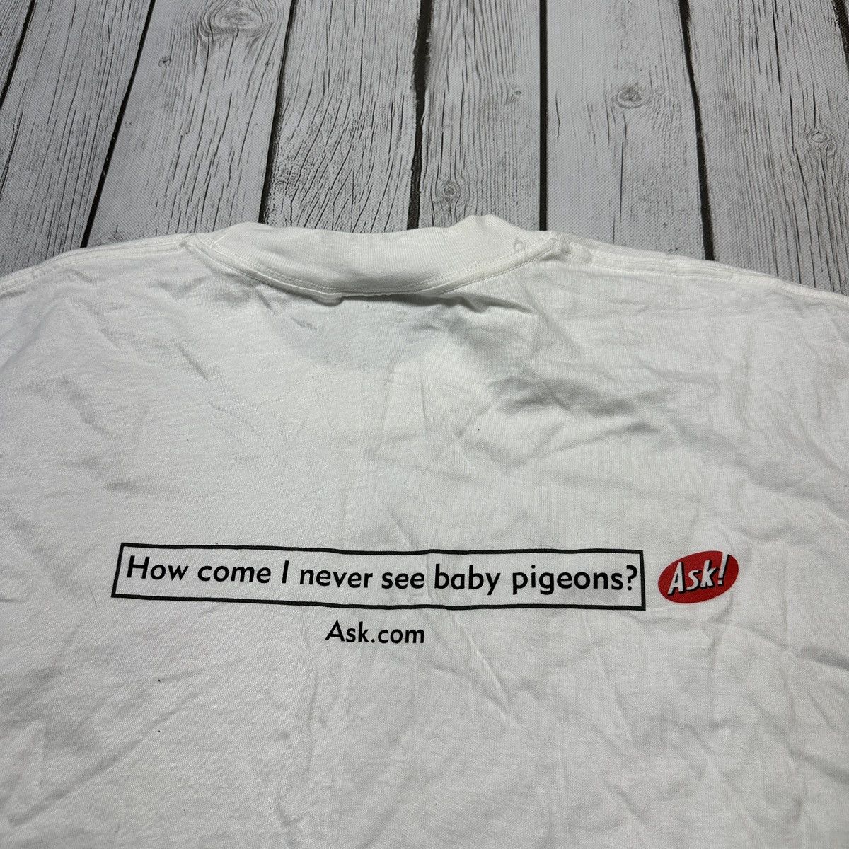 Hanes × Vintage Vintage Ask.com tee Size US L / EU 52-54 / 3 - 3 Thumbnail