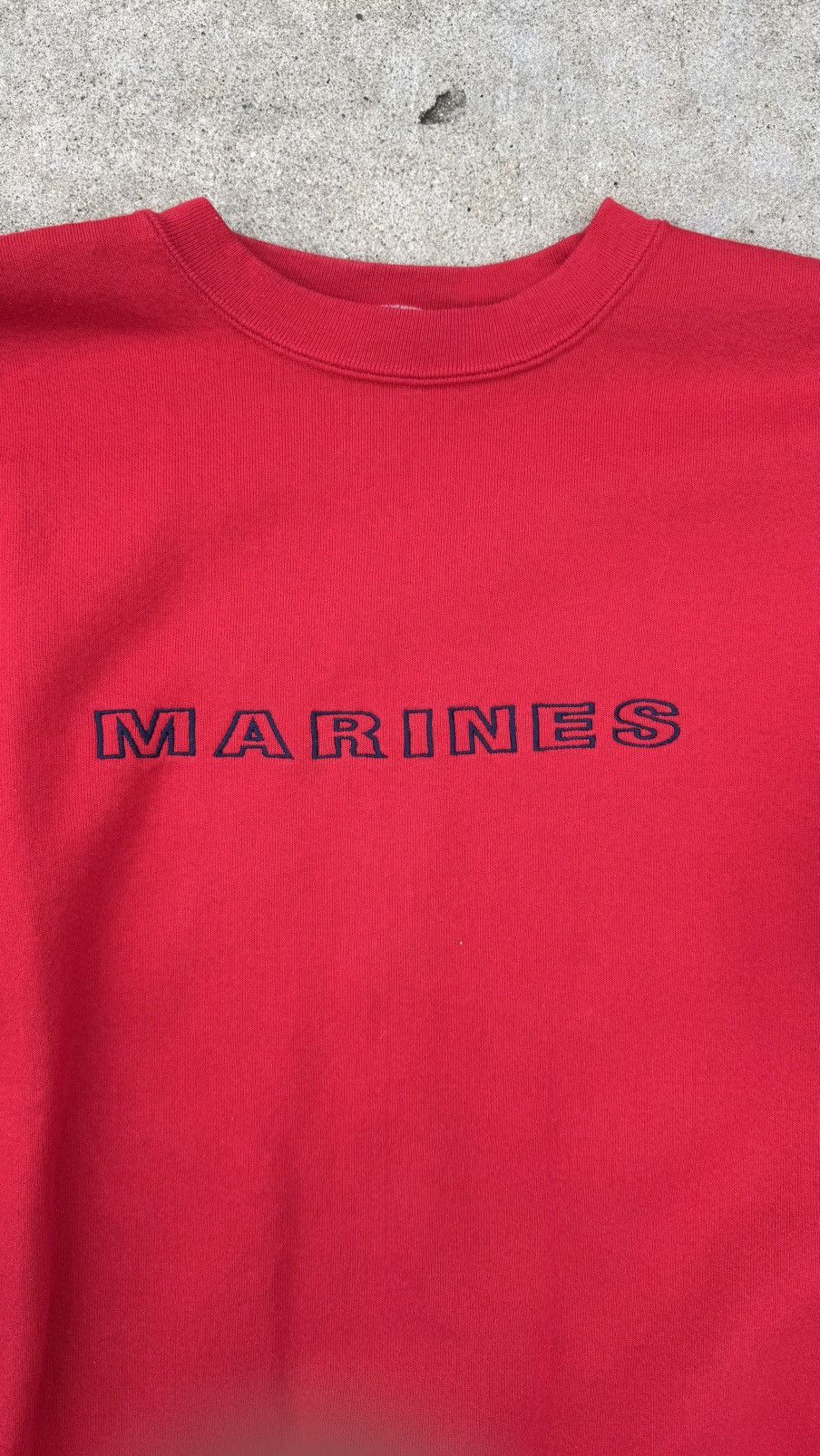 Other 90s Alore Marines red crewneck heavyweight cotton Size XL Size US XL / EU 56 / 4 - 2 Thumbnail