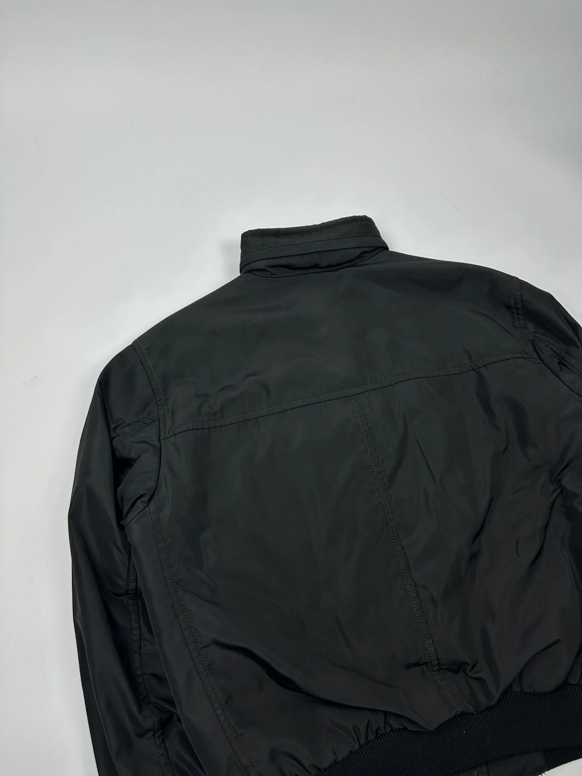 Prada Prada Milano FW2007 Black Thick Hidden Hood Bomber Jacket Size US L / EU 52-54 / 3 - 10 Thumbnail