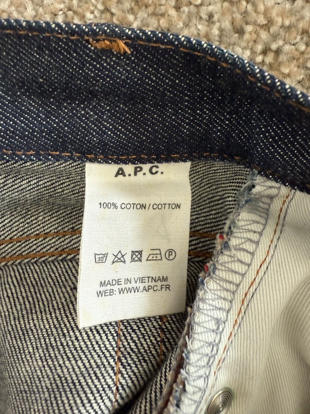 A.P.C. Petite New Standard Selvedge Denim Size US 27 - 7 Thumbnail