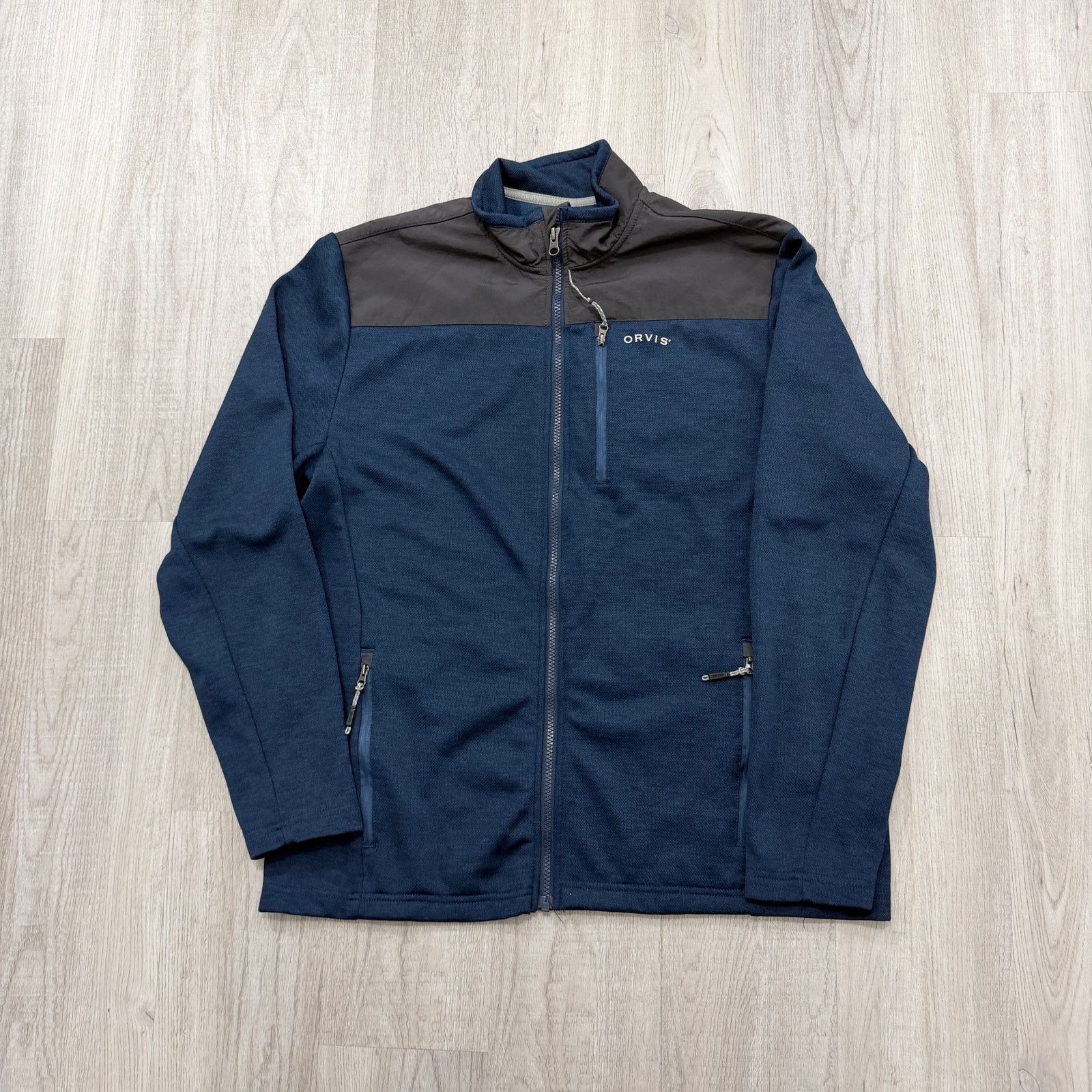 Orvis Orvis Bonded Mesh Full Zip Fleece Jacket Men's Medium Blue Size US M / EU 48-50 / 2 - 1 Thumbnail