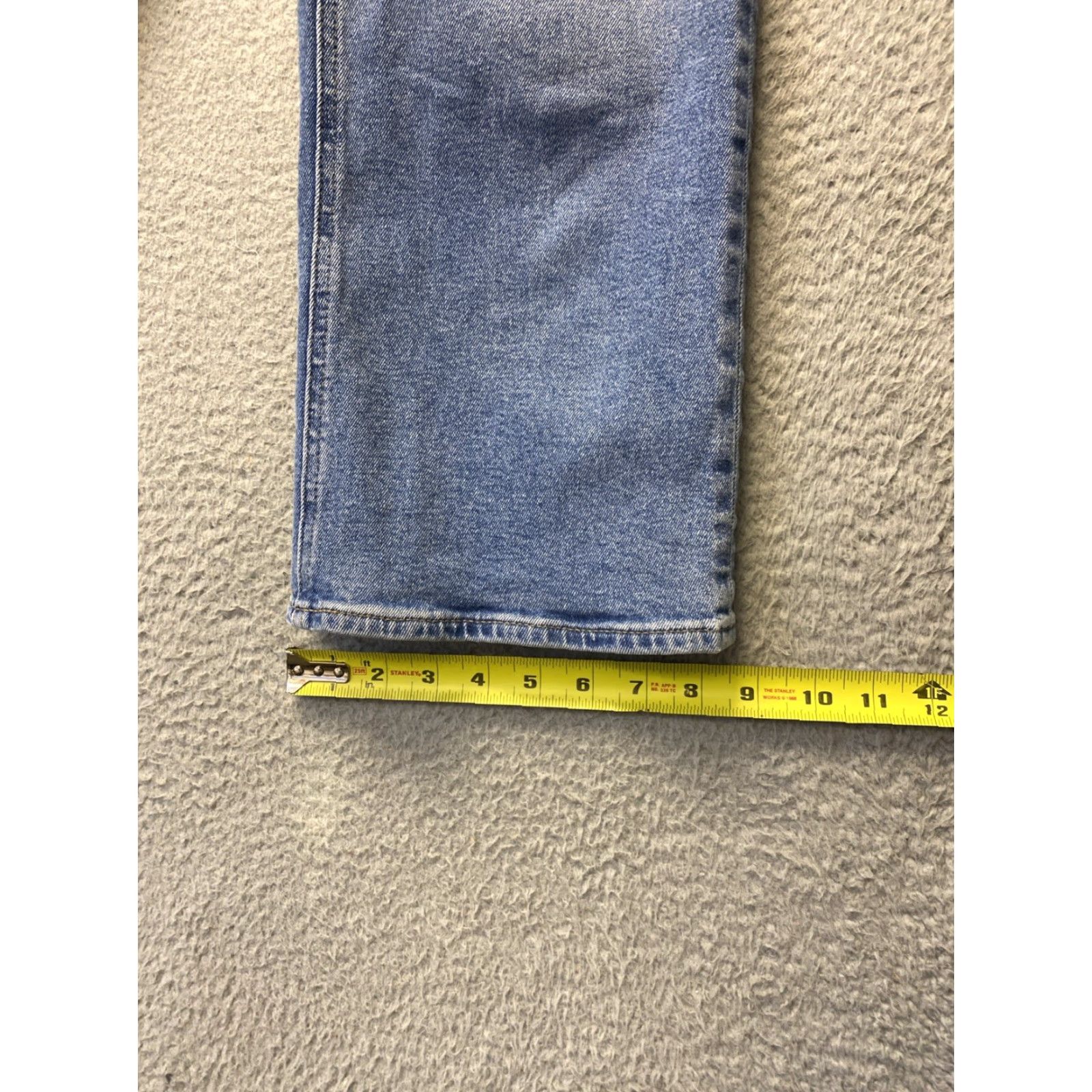 J.Crew J.CREW Wide-Leg Crop Jeans Denim /160-34 Women 34x24 Blue Cotton Blend Stretch Regular Spring Jeans Womens Size 24" / US 00 / IT 34 - 7 Thumbnail