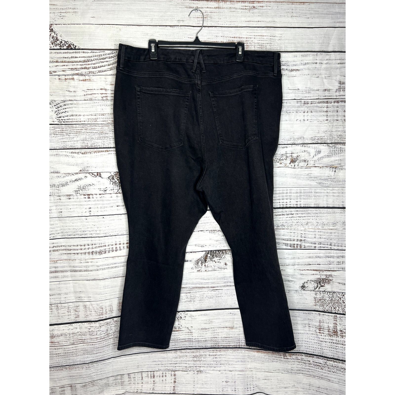 Good American Good American Good Curve Skinny Jeans Distressed NWT 22 Size 35" - 5 Thumbnail