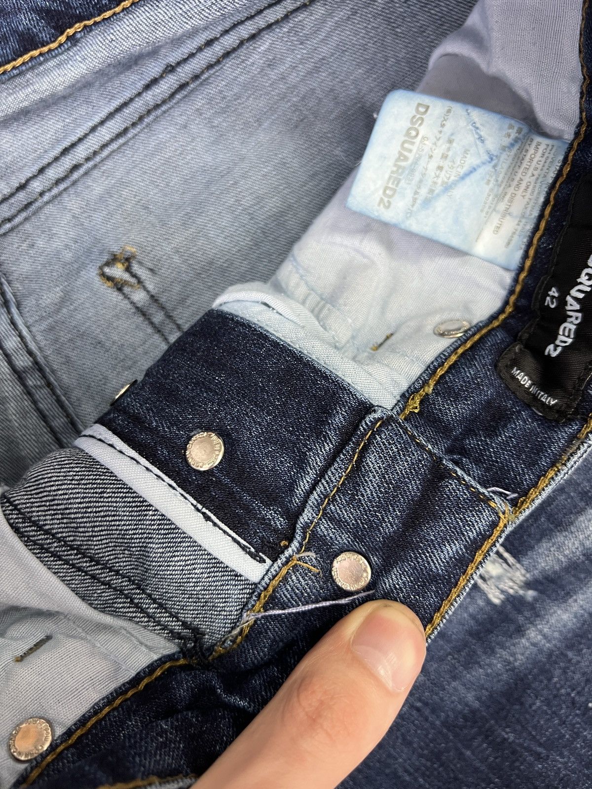 Designer × Dsquared2 × Vintage Vintage Dsquared2 Denim Luxury Jeans Size US 30 / EU 46 - 13 Thumbnail