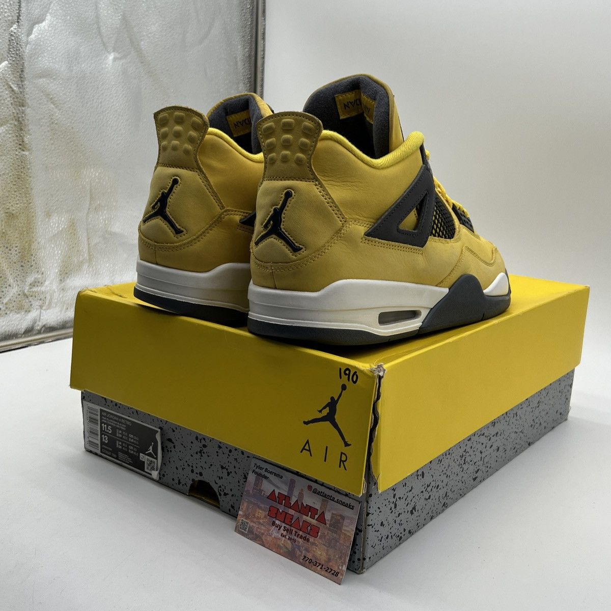 Jordan Brand Air Jordan 4 lightning Size US 11.5 / EU 44-45 - 5 Thumbnail