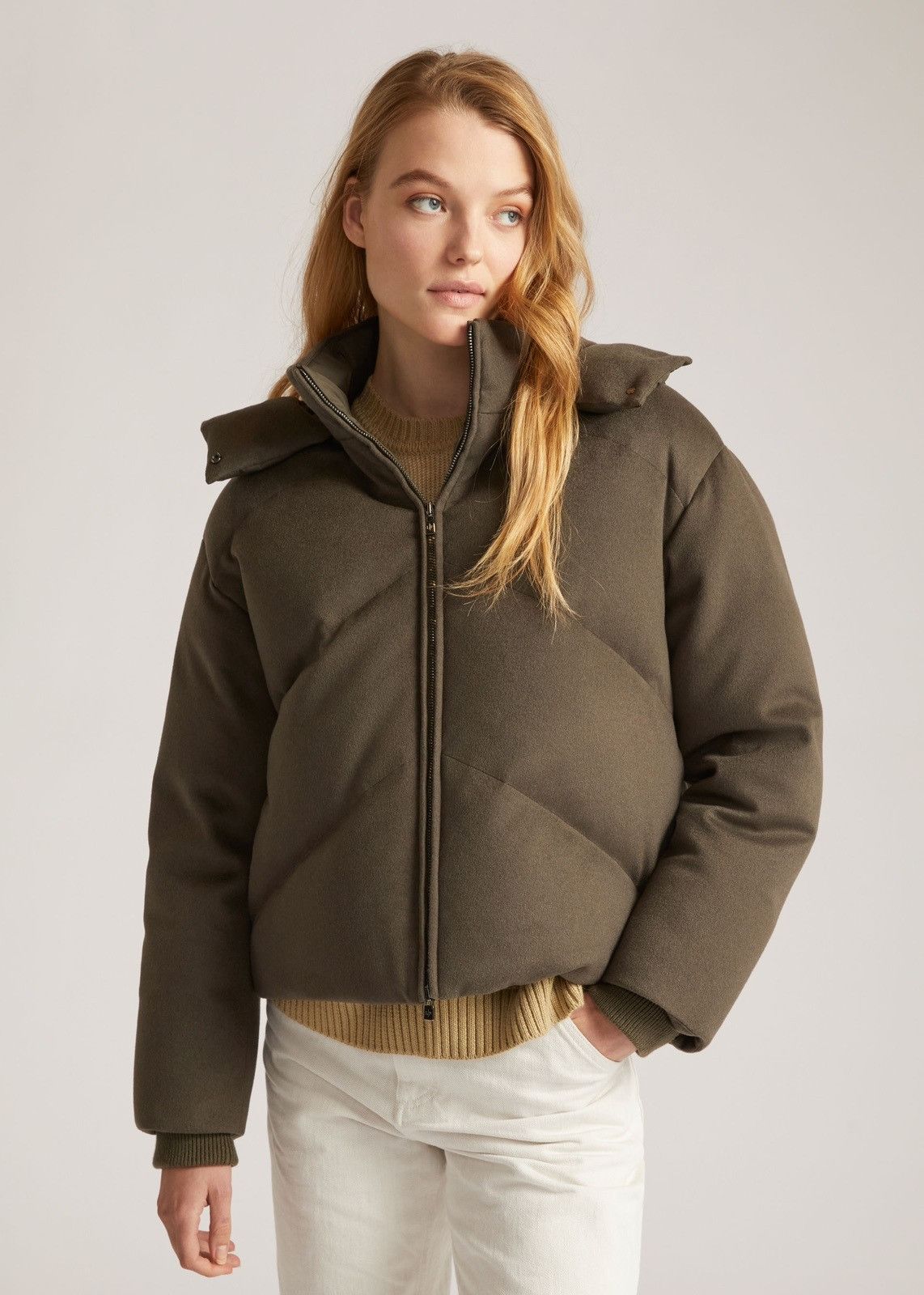 Loro Piana o1srvl11e0824 Prevel Cashmere Storm Jacket in Brown Size XL / US 12-14 / IT 48-50 - 6 Thumbnail