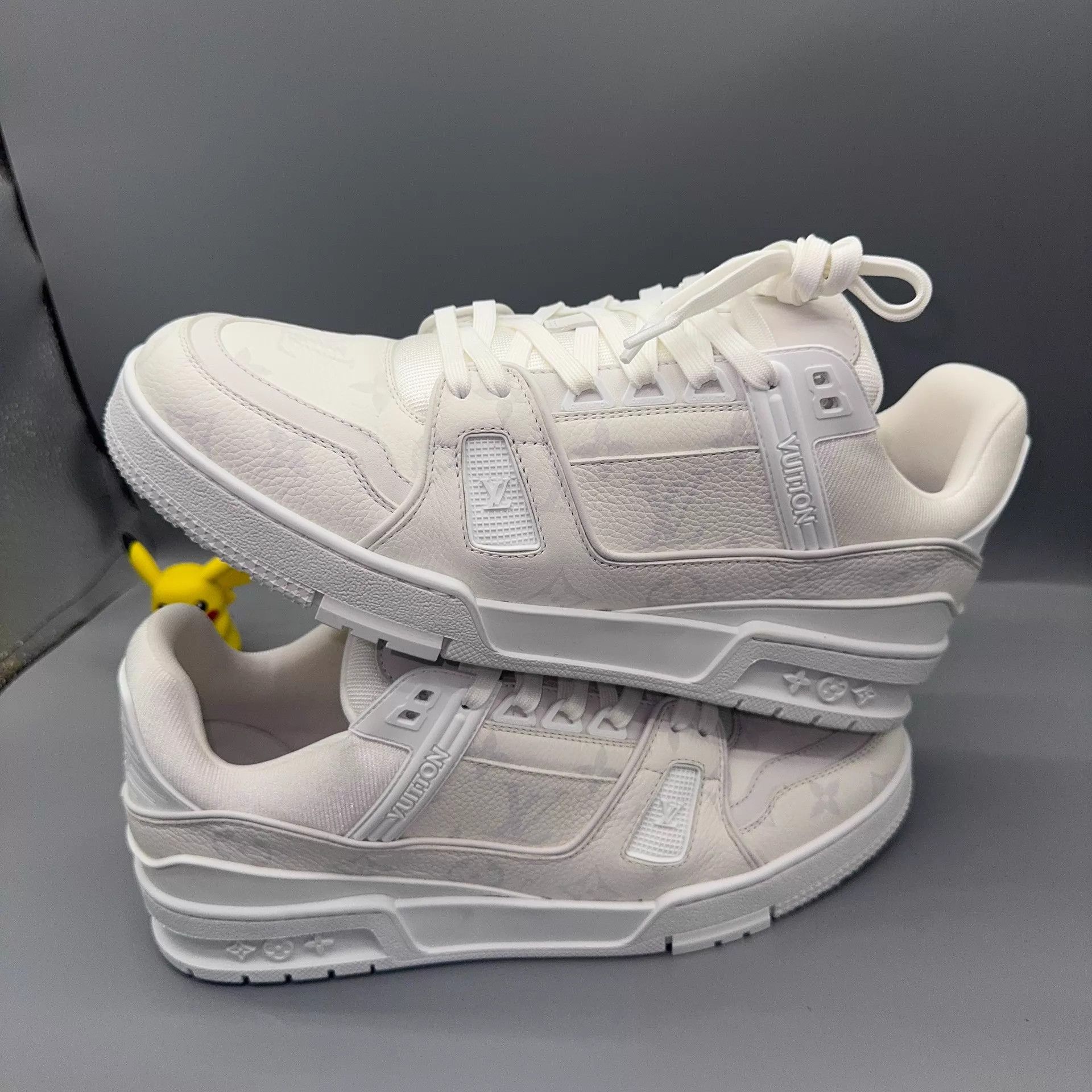 Louis Vuitton LOUIS VUITTON Trainer White 42.5 Size US 9.5 / EU 42-43 - 6 Thumbnail