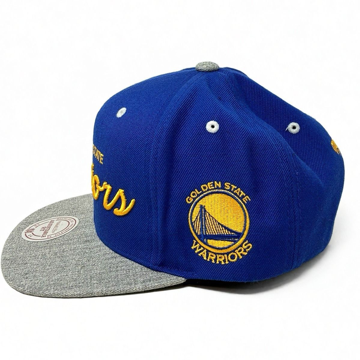Other Mitchell & Ness Golden State Warriors Script Snapback Hat OS Size ONE SIZE - 2 Thumbnail