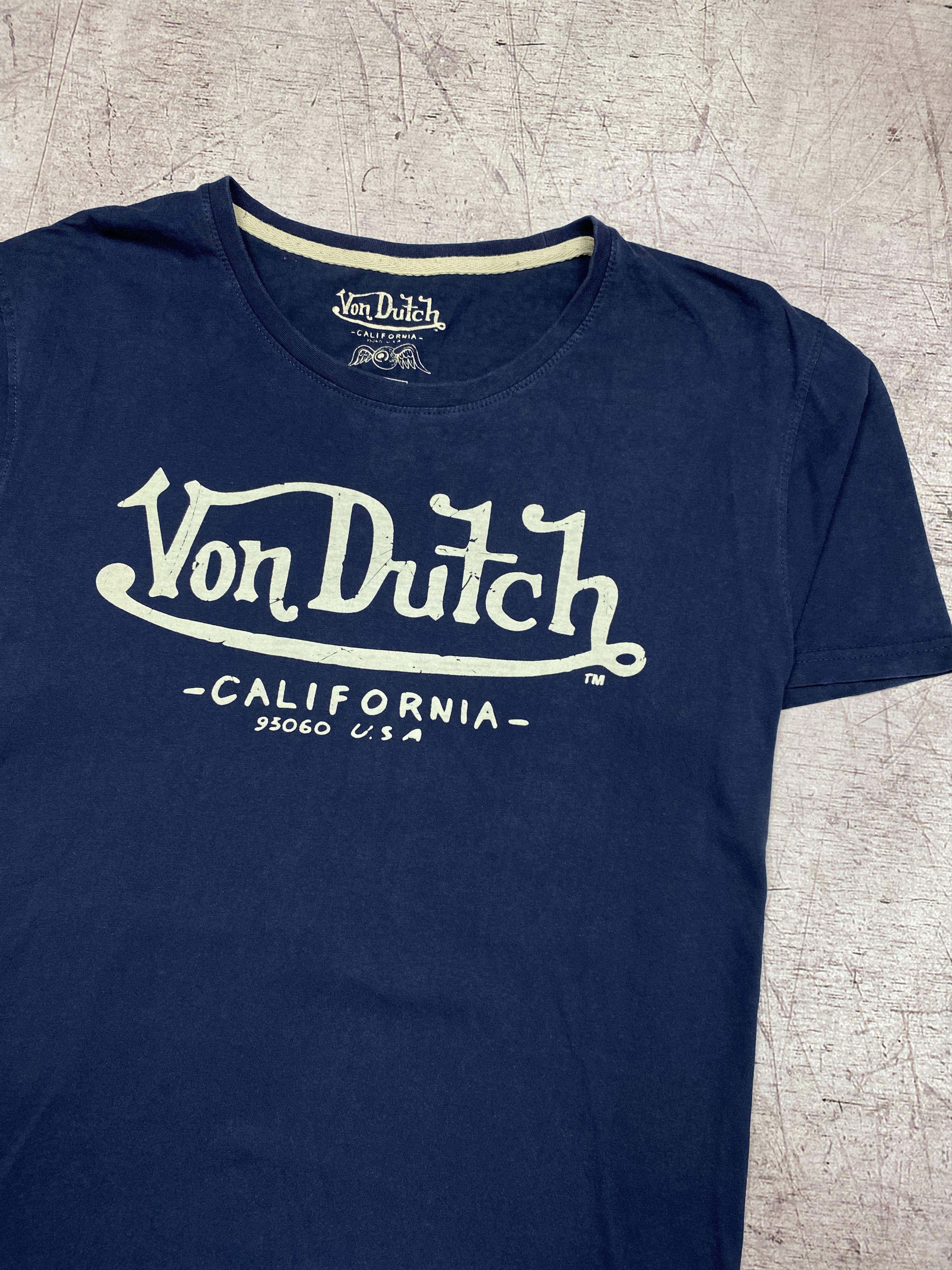 Vintage × Von Dutch Von Dutch Vintage Mens Crew Neck T-Shirt Size US XL / EU 56 / 4 - 2 Thumbnail