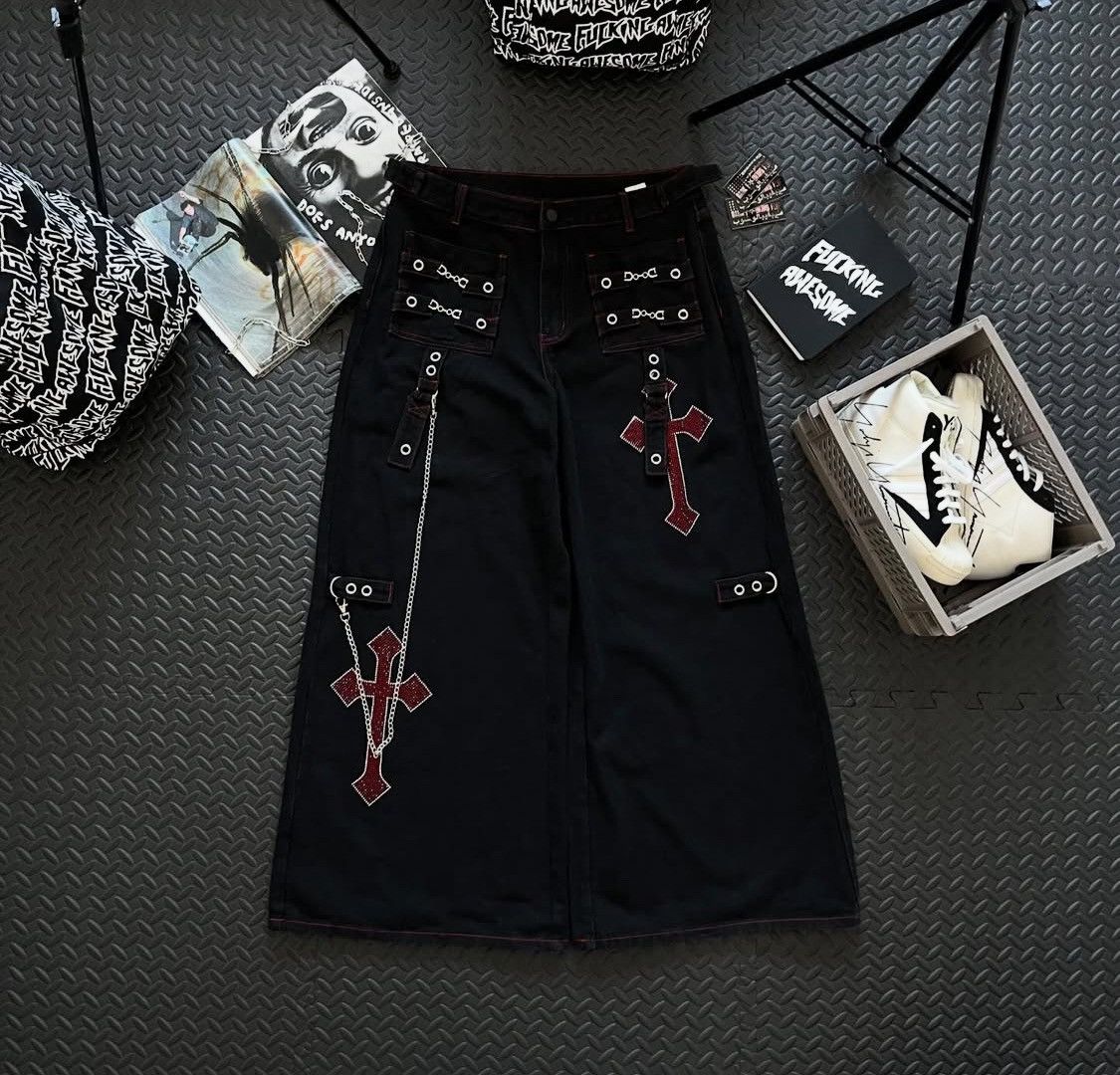 JNCO Y2k jeans jnco style Size US 32 / EU 48 - 1 Thumbnail