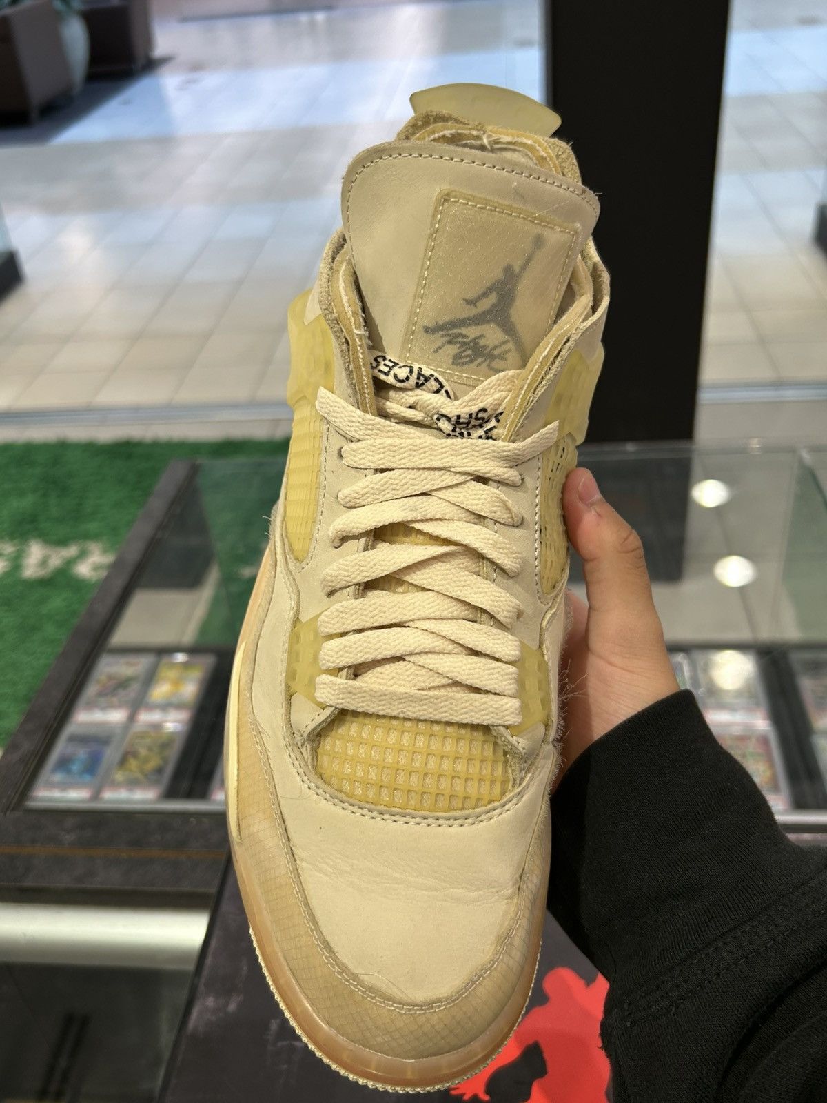 Jordan Brand × Off-White Jordan 4 OffWhite Sail Size US 11.5 / EU 44-45 - 6 Thumbnail