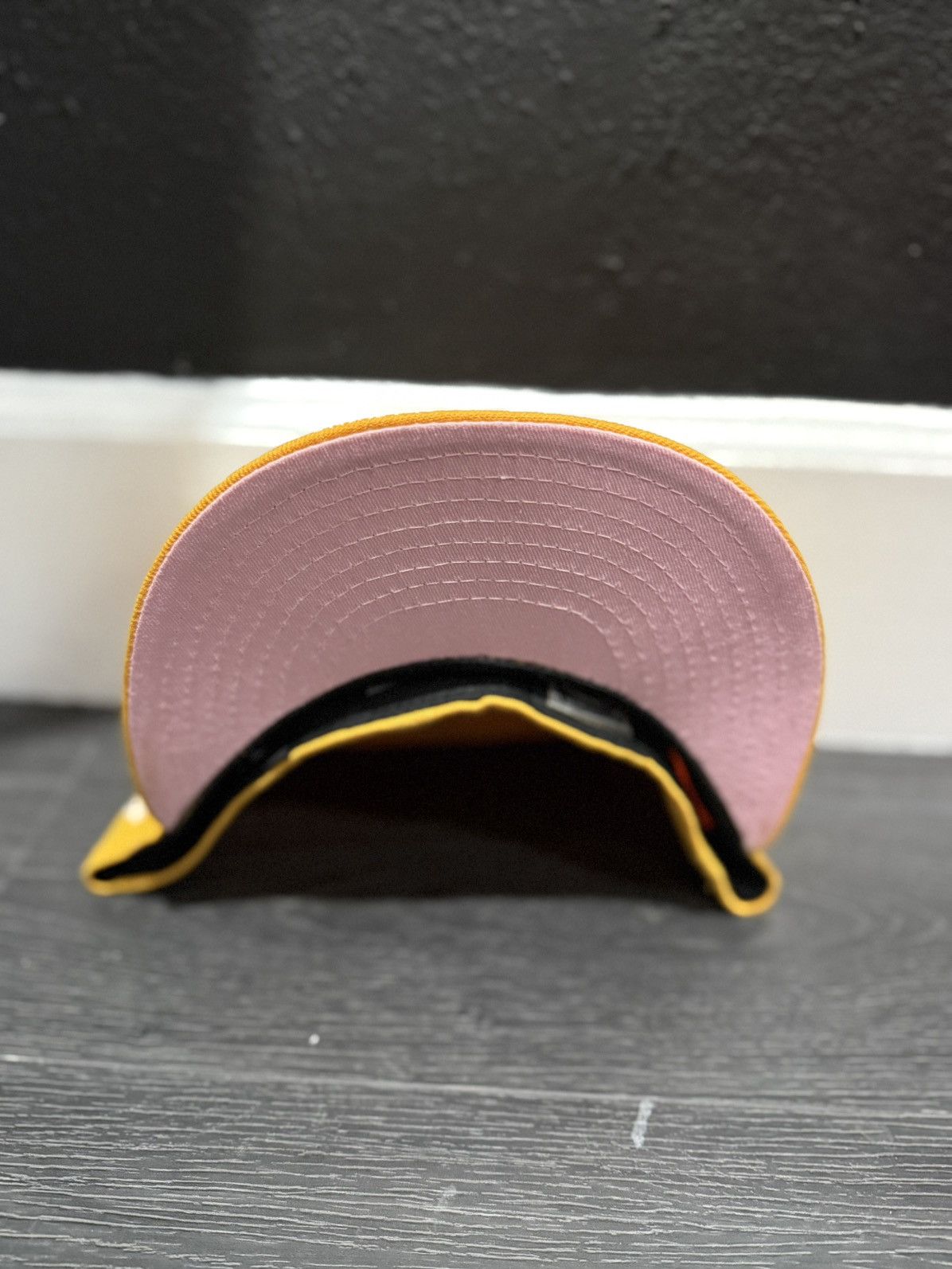 New Era LA Dodgers New Era Hat/ Pink Bottom (Pink Lemonade) Size 46 - 2 Thumbnail
