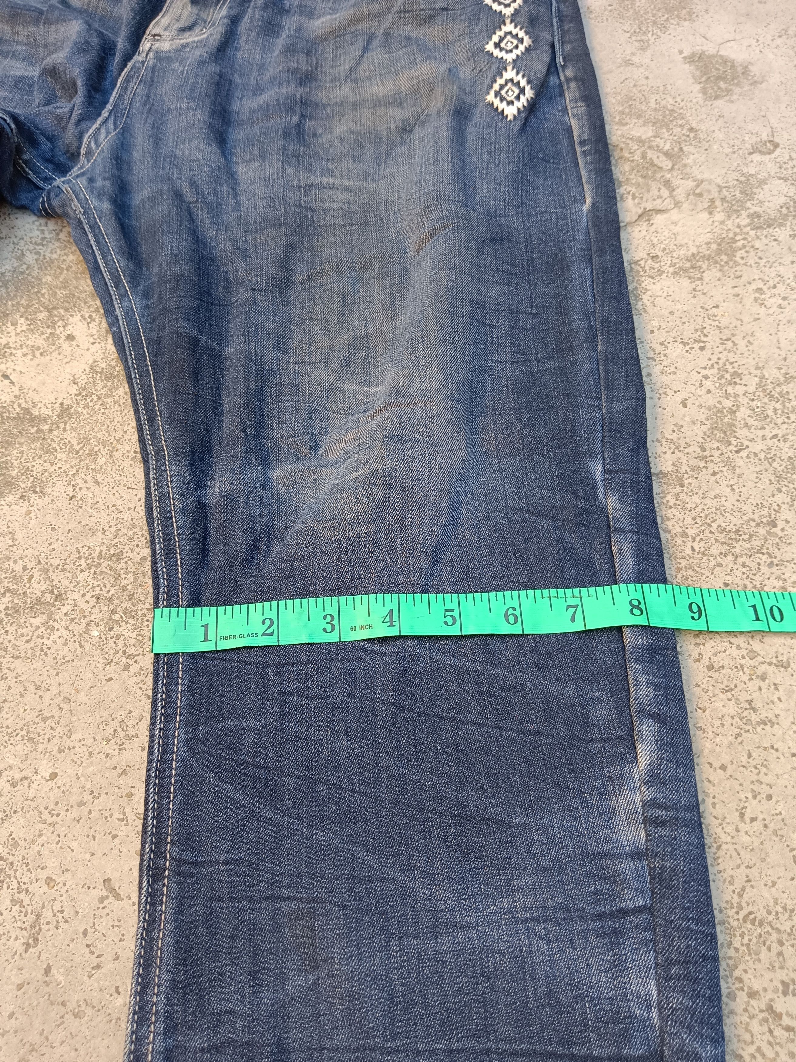 Japanese Brand 🔥Jogger denim 🔥 nice feded Size US 34 / EU 50 - 6 Thumbnail