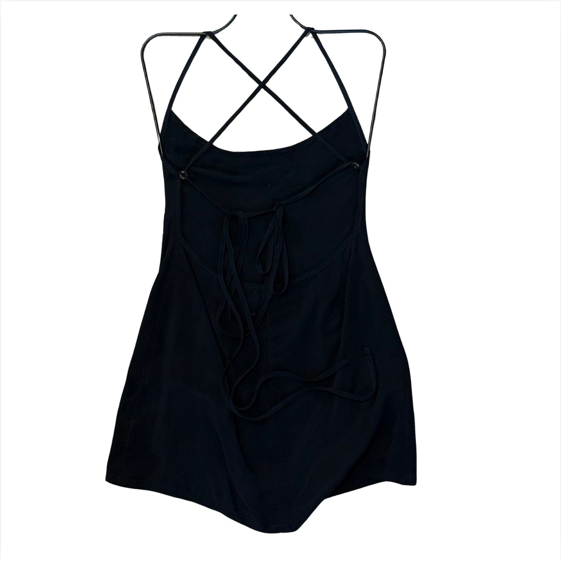 Other ANEMONE Black Strappy Open Back Mini Dress EUC Small Size S / US 4 / IT 40 - 3 Thumbnail