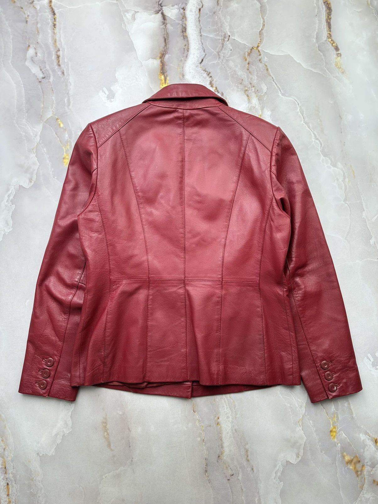 Japanese Brand Vintage Leather Jacket Size S / US 4 / IT 40 - 9 Thumbnail