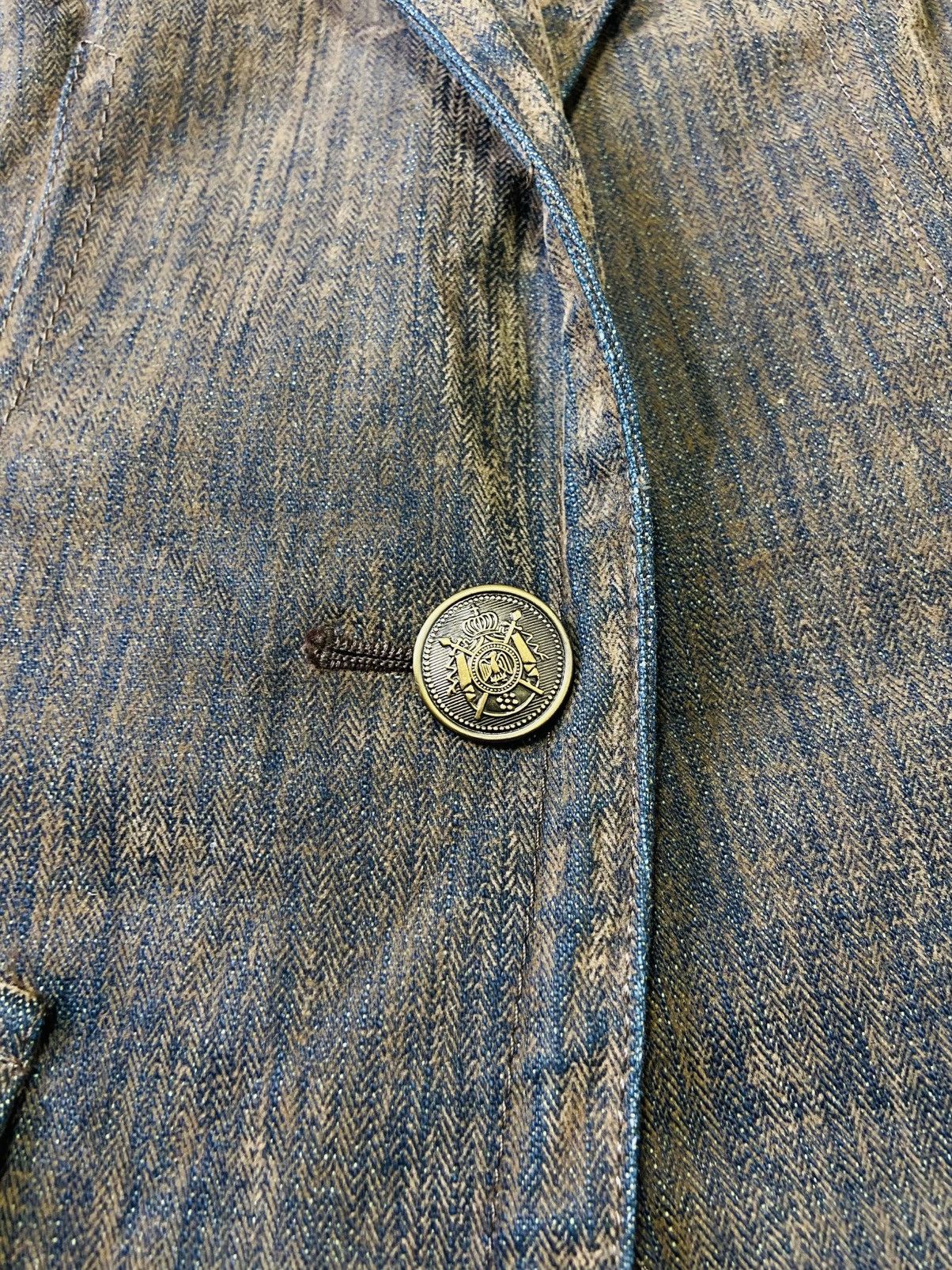 Seditionaries Piece Montee Denim Punk Blazer Size S / US 4 / IT 40 - 10 Thumbnail