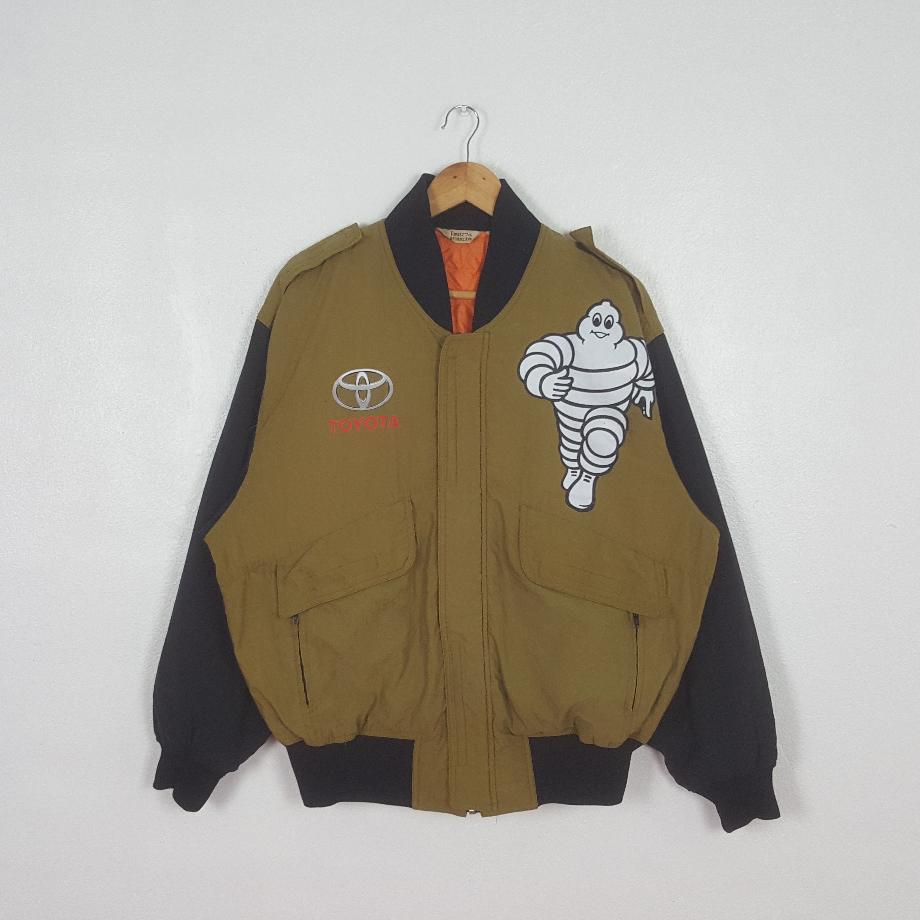 Japanese Brand Vintage Toyota X Michelin Racing Team Jacket C310N10 Size US XL / EU 56 / 4 - 3 Thumbnail