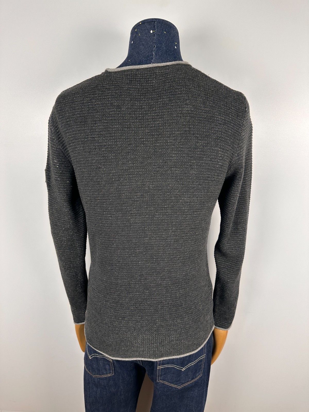 Armani Armani Jeans Men's Grey Knited Pullover Sweater Size L Size US L / EU 52-54 / 3 - 7 Thumbnail