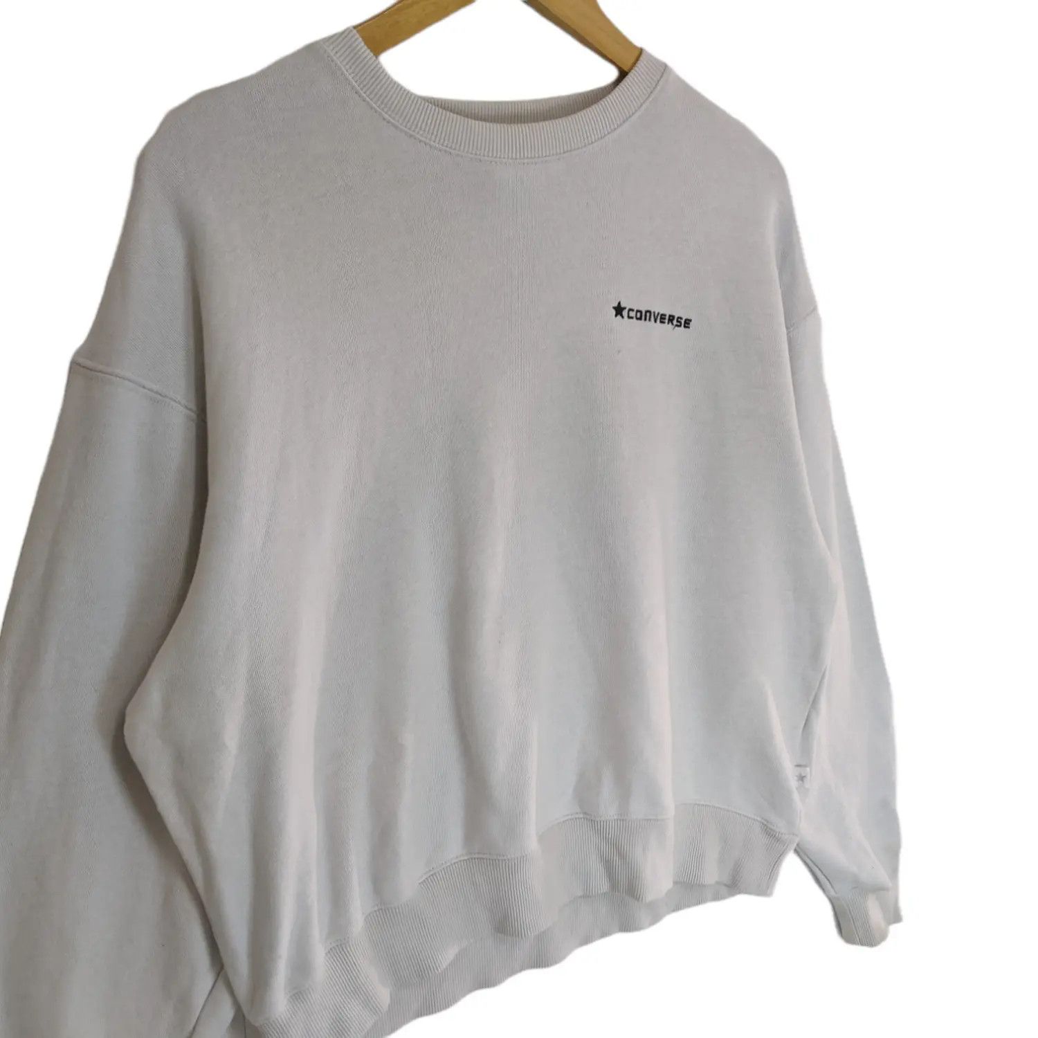 Converse CONVERSE Plain Jumper Sweatshirt For Women Size L / US 10 / IT 46 - 3 Thumbnail