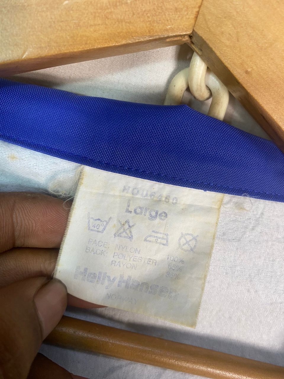 Helly Hansen × Vintage Vintage helly hansen snap button nylon jacket Size US L / EU 52-54 / 3 - 6 Thumbnail