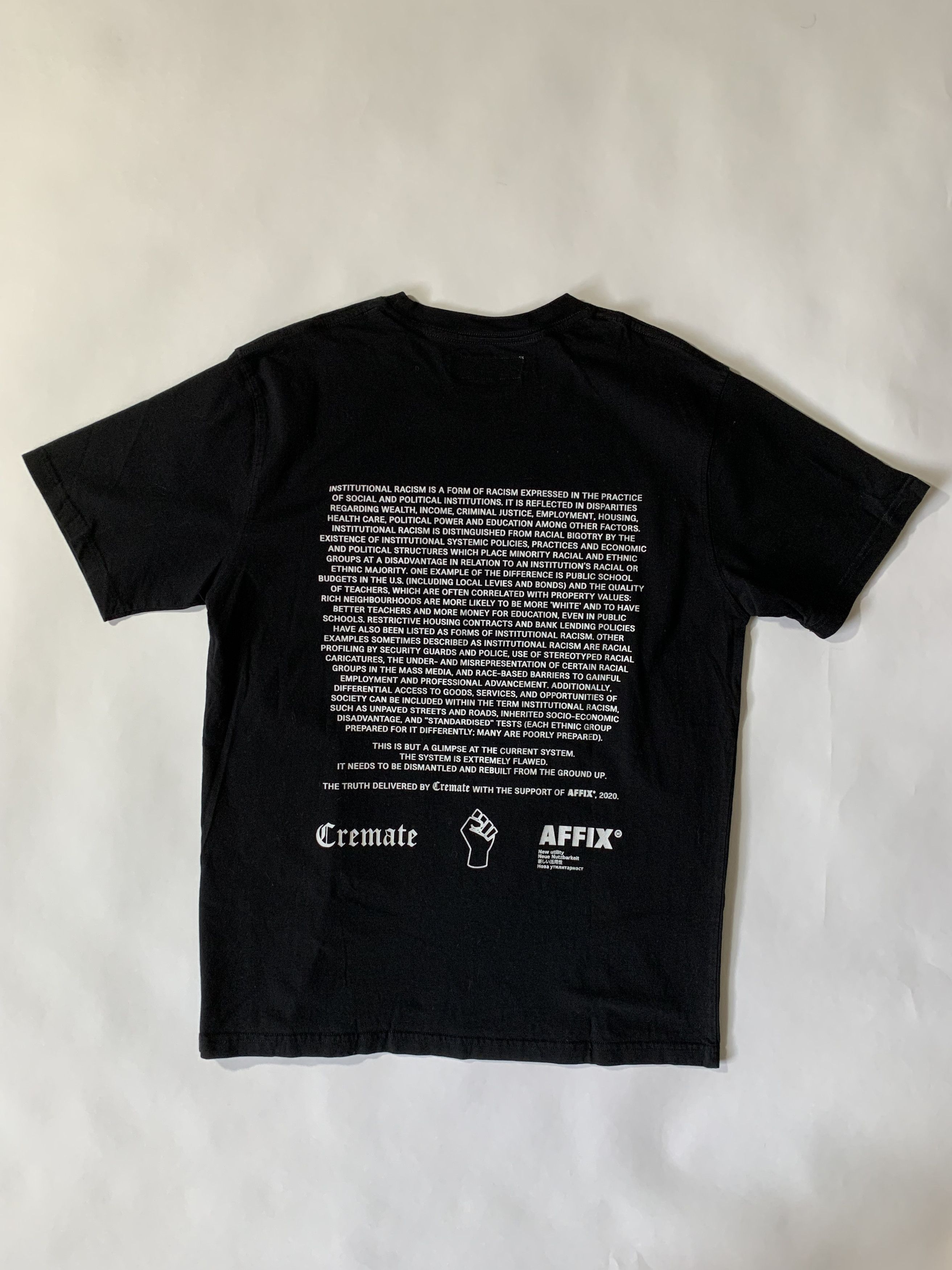 AFFXWRKS SS20 Loaded Dice Black Lives Matter Tee Size US M / EU 48-50 / 2 - 1 Thumbnail