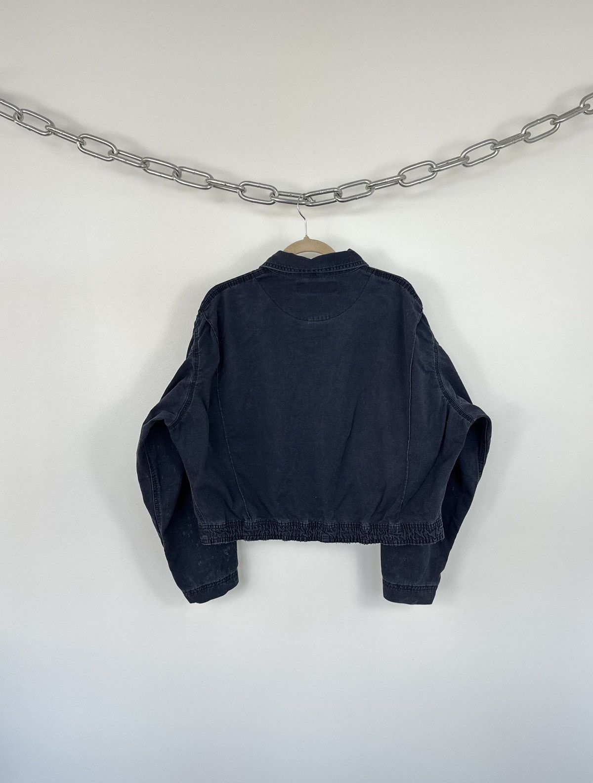 Carhartt Vintage 90s Carhartt Flame Resistant USA Cropped Work Jacket Size US M / EU 48-50 / 2 - 2 Thumbnail