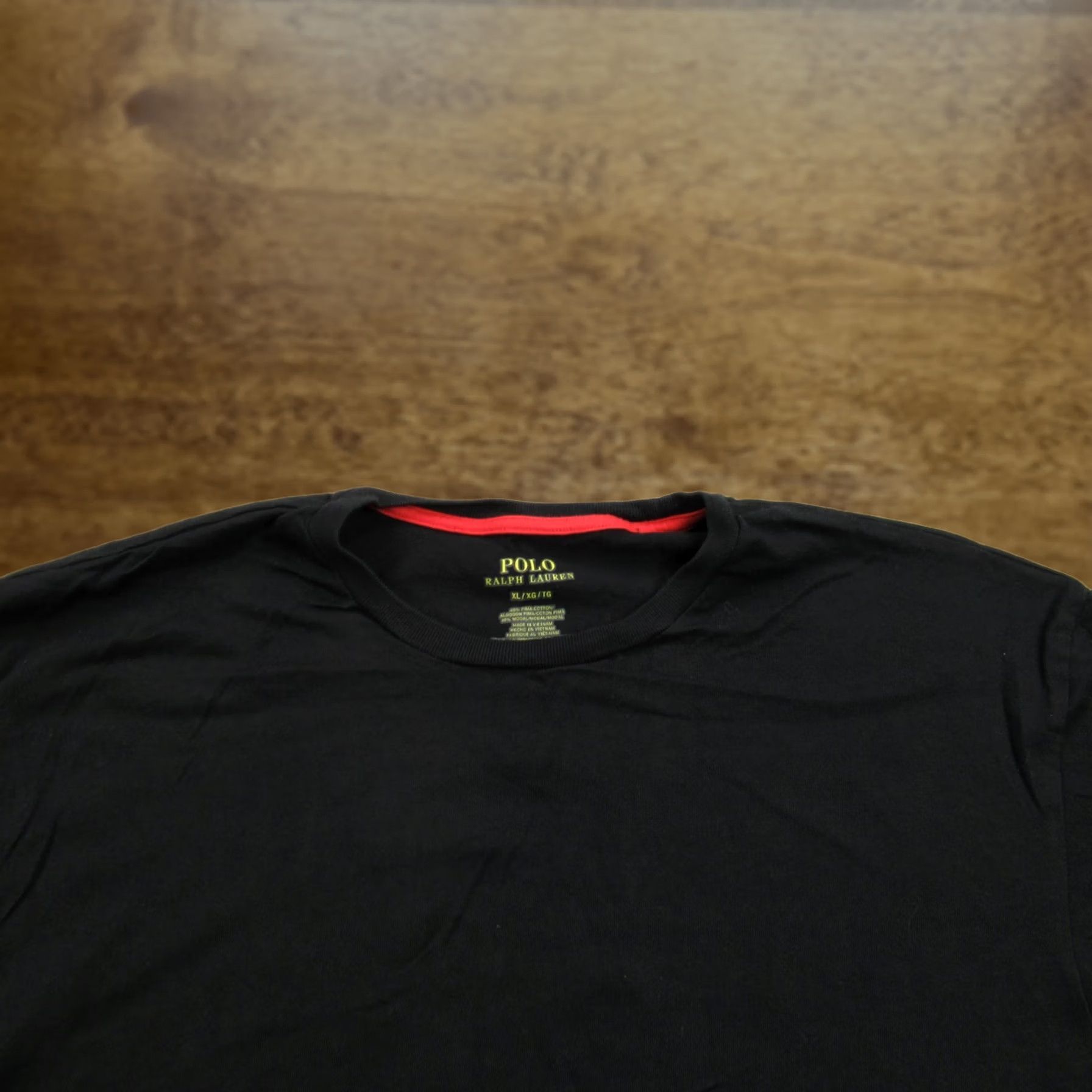 Polo Ralph Lauren Polo Ralph Lauren Shirt Mens XL Short Sleeve Black Crew Neck Lightweight Size US XL / EU 56 / 4 - 1 Thumbnail