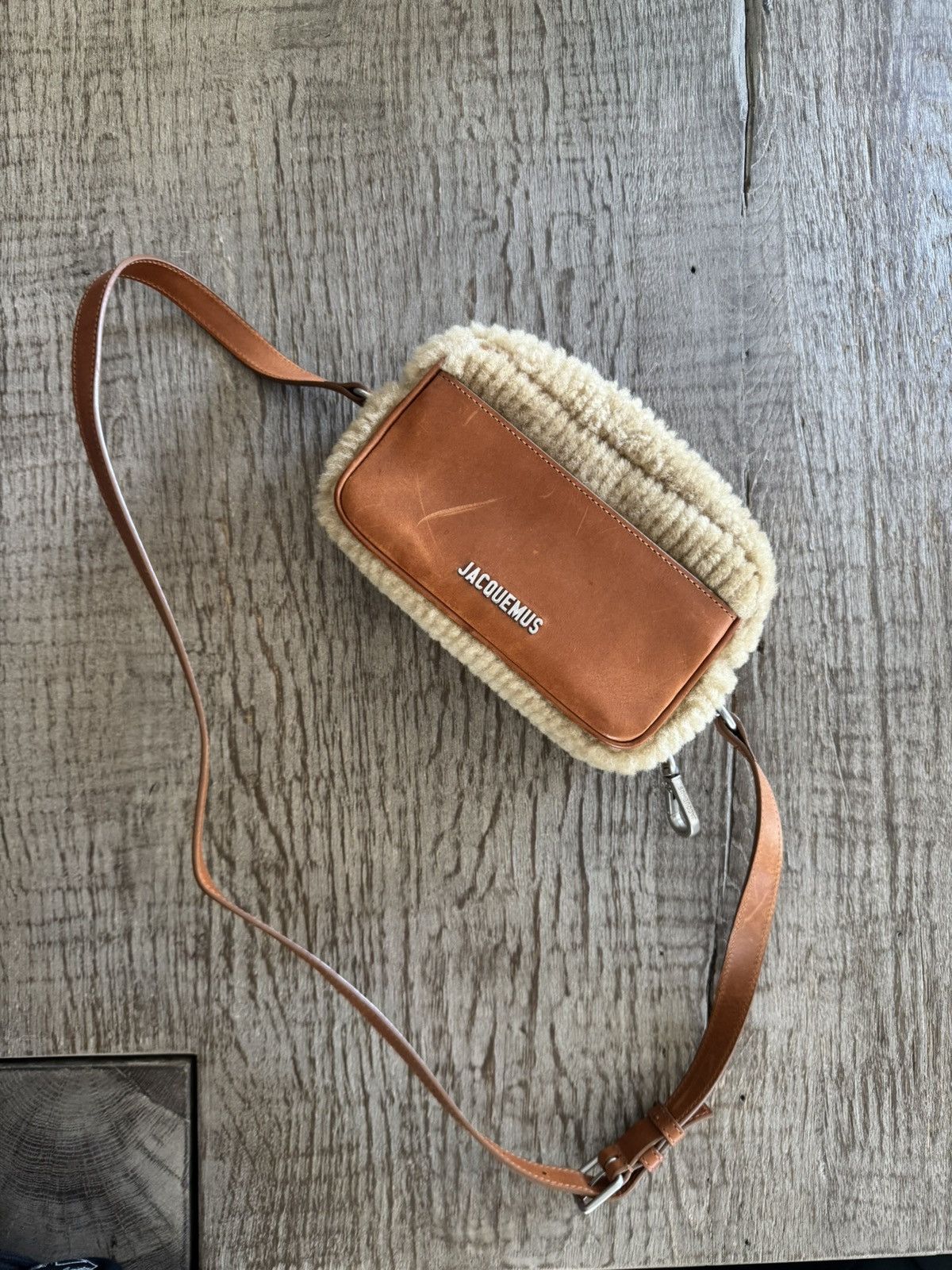 Jacquemus Le Baneto logo-plaque shoulder bag Size ONE SIZE - 1 Thumbnail