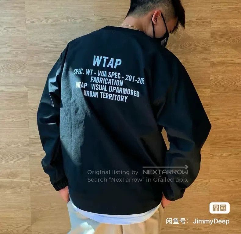 Wtaps Wtaps Black hoodie Size US M / EU 48-50 / 2 - 6 Thumbnail