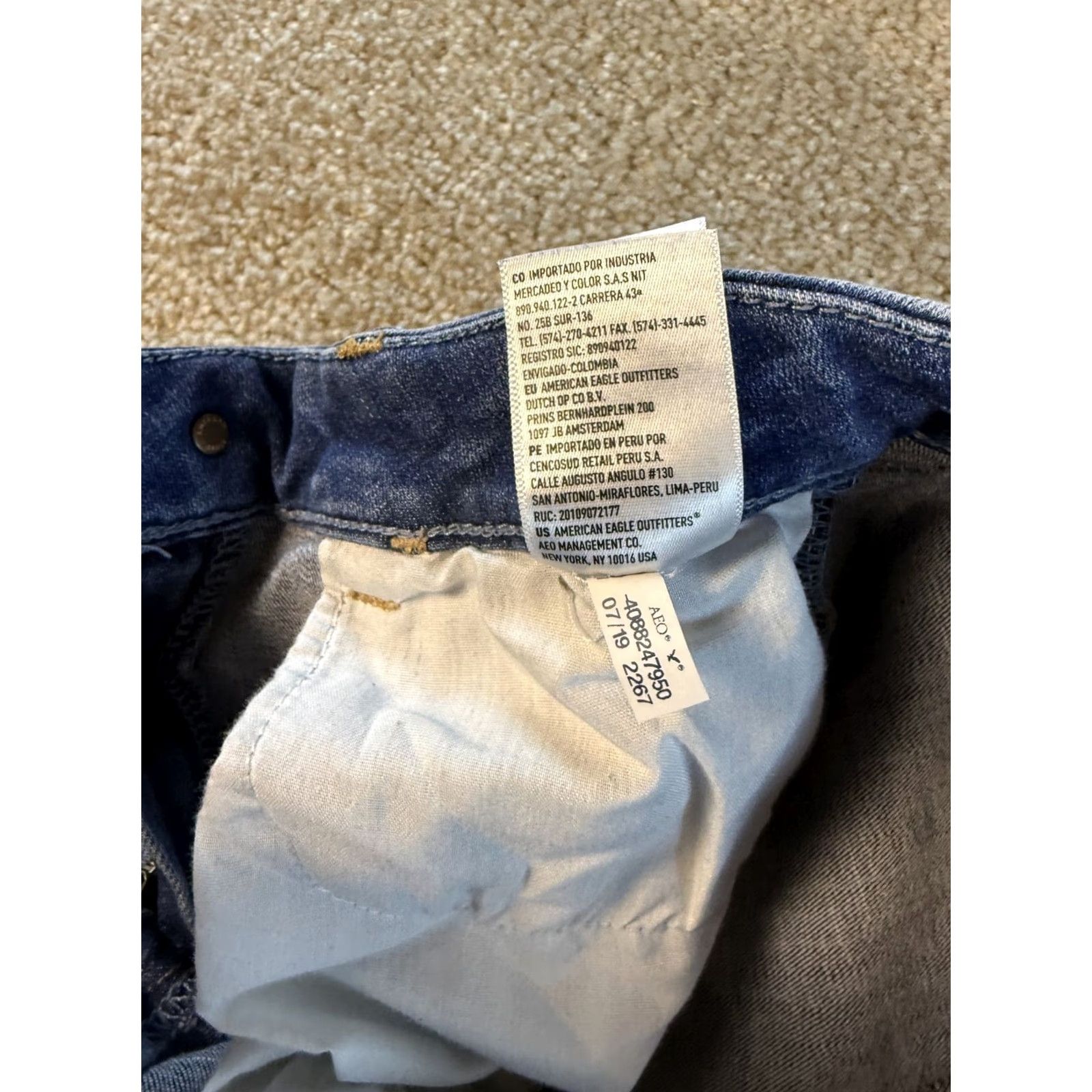 American Eagle Outfitters VINTAGE? No. Size 25" / US 0 / IT 36 - 7 Thumbnail