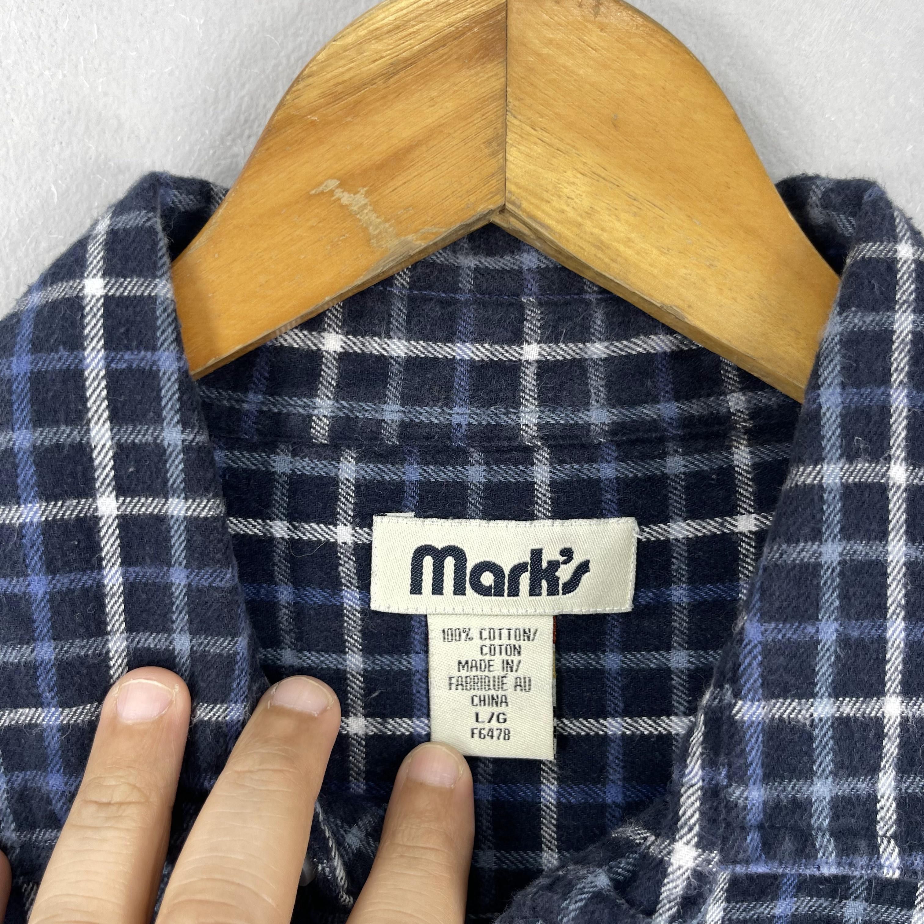 Flannel Vintage Checkered Gingham Minimalist Distressed Flannel Size US L / EU 52-54 / 3 - 4 Thumbnail