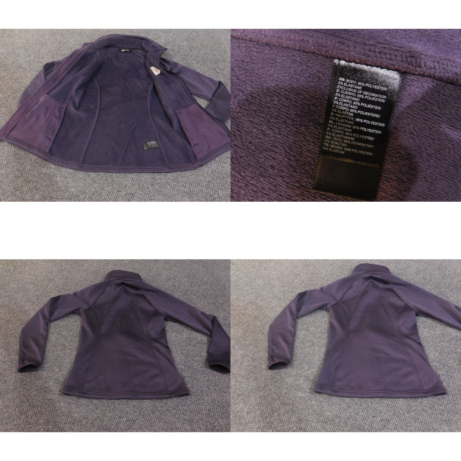 The North Face North Face Jacket Womens Small Purple Full Zip Fleece Stretch Pockets Outdoors Size S / US 4 / IT 40 - 8 Thumbnail