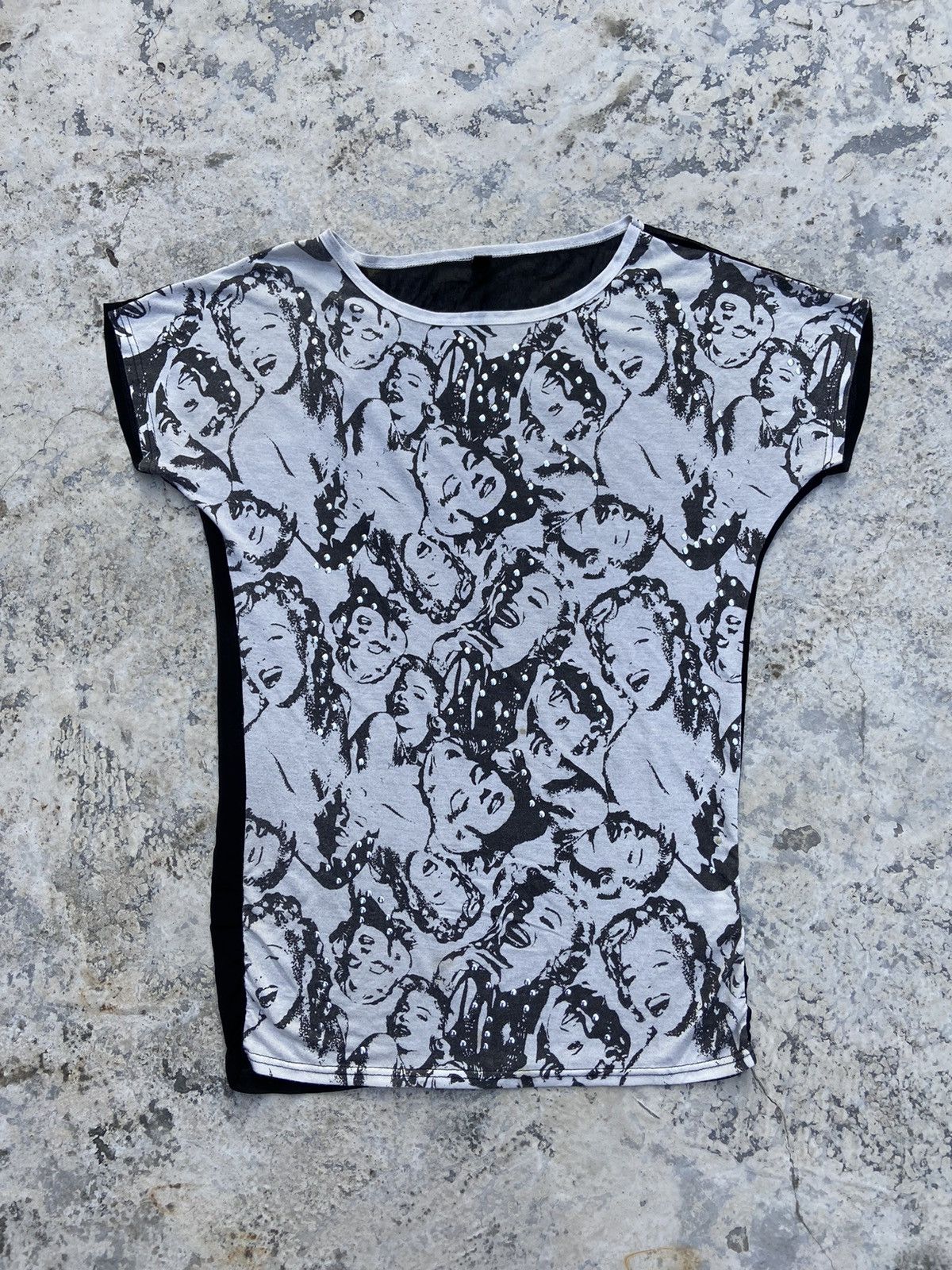 Beauty Beast × Hysteric Glamour × Japanese Brand Marilyn monroe blouses women full print Size M / US 6-8 / IT 42-44 - 2 Thumbnail