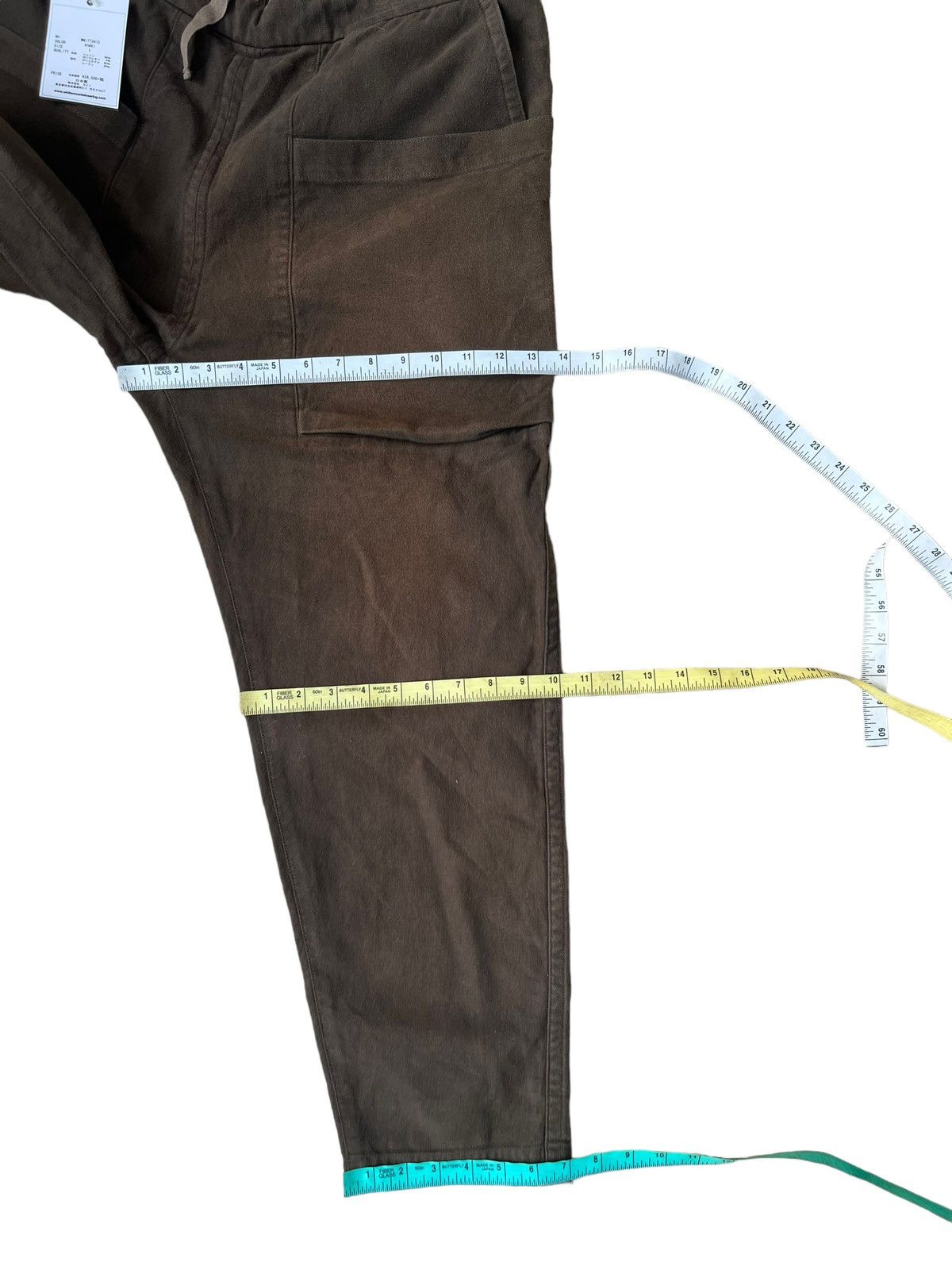 White Mountaineering NWT “Used Look“ Sun Fade Suede Cotton Crop Pant Huge Pocket Size US 30 / EU 46 - 4 Thumbnail