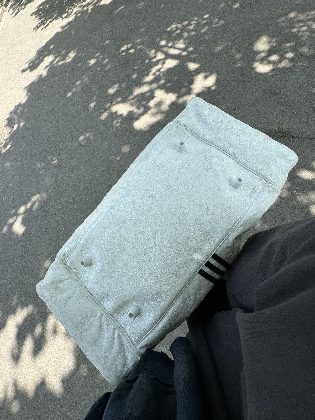 Balenciaga Balenciaga x Adidas Full Leather Duffle Bag Size ONE SIZE - 10 Thumbnail