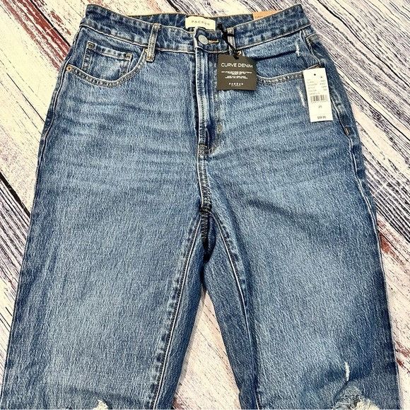Pacsun NWT Pacsun Curve Straight Distressed Jeans Size 26" / US 2 / IT 38 - 4 Thumbnail