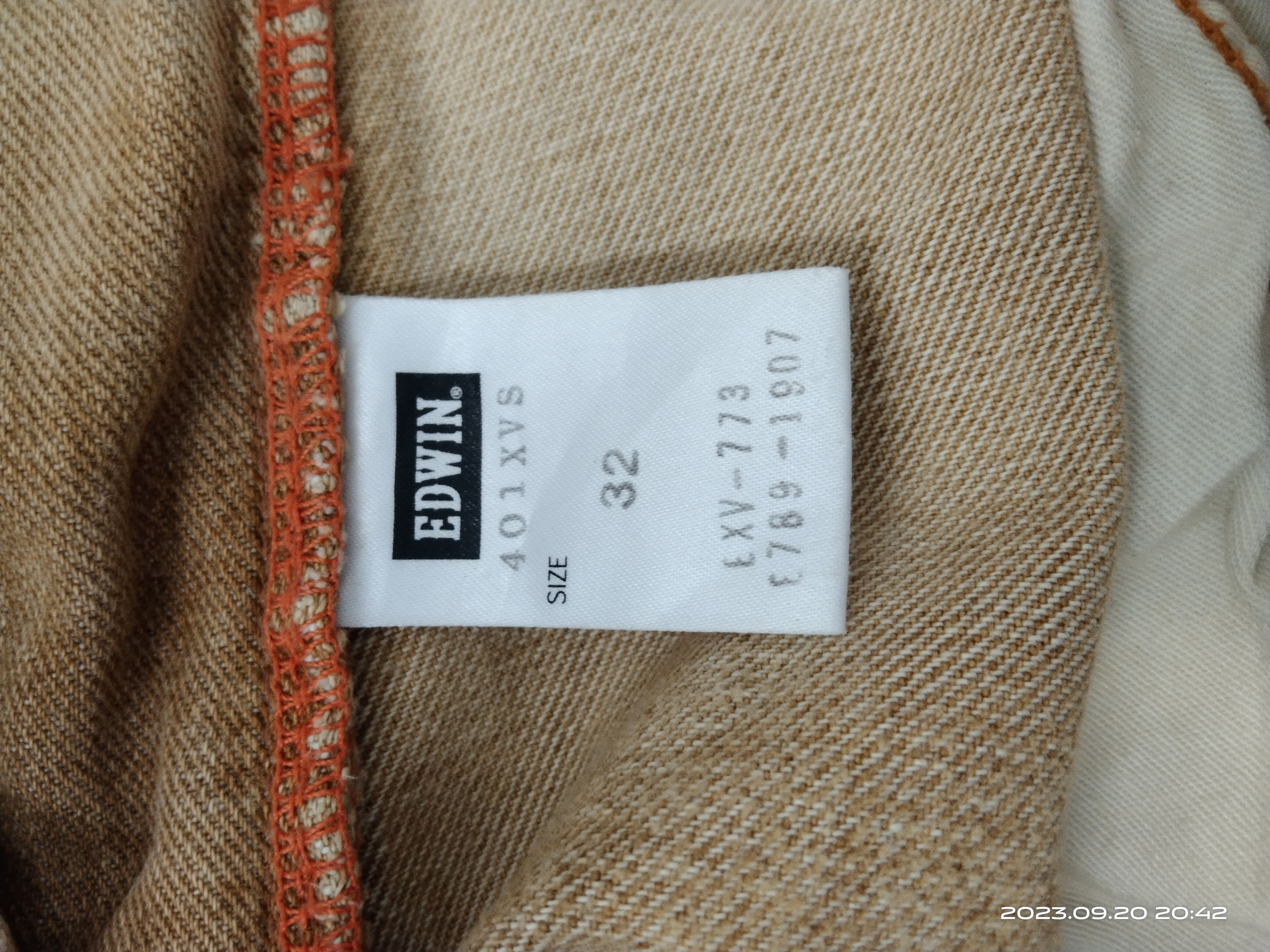 Edwin FLARE SICK WASHED EDWIN DENIM PANTS Size US 32 / EU 48 - 8 Thumbnail
