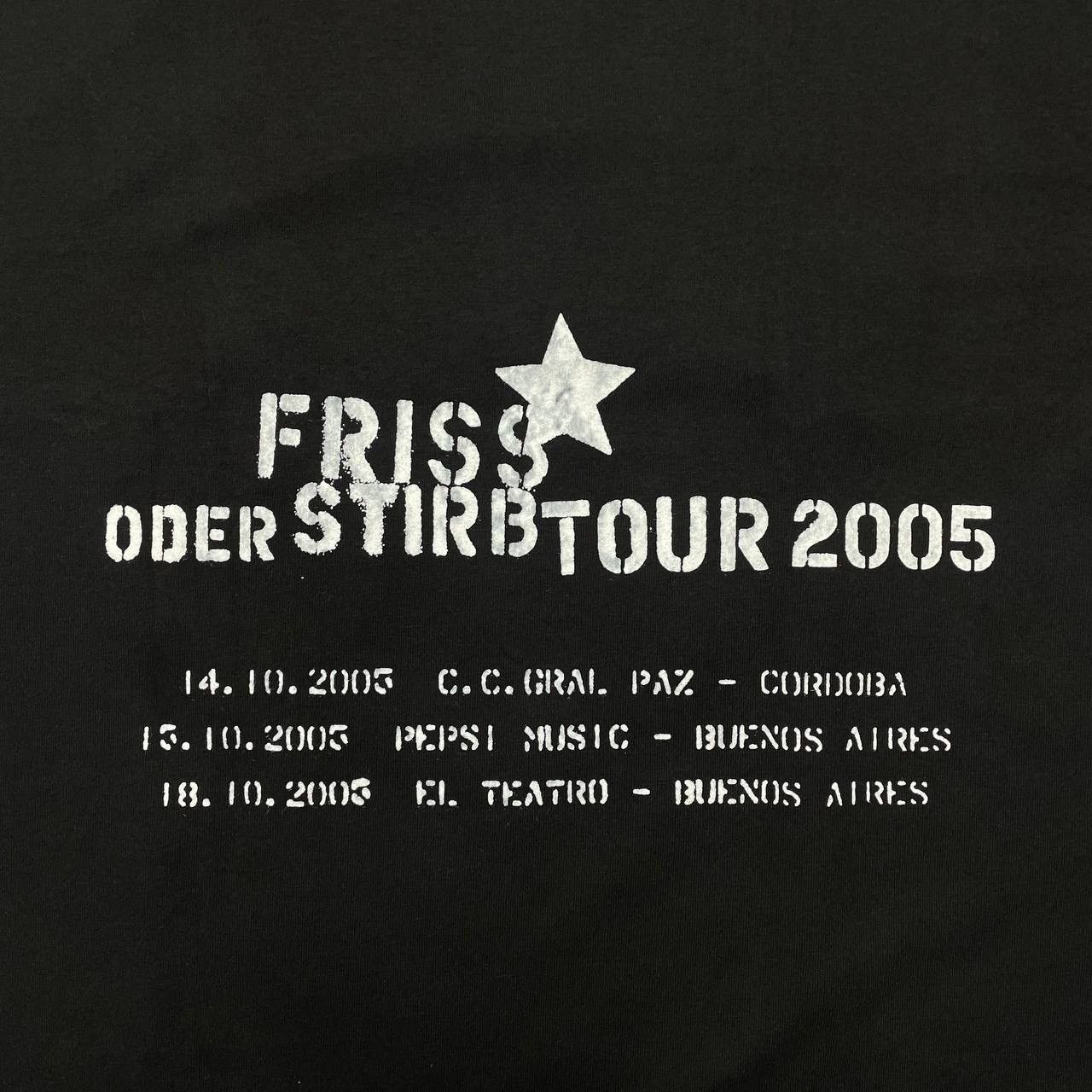 Band Tees × Vintage Vintage 2005 Die Toten Hosen Friss Oder Stirb Tour T Shirt Size US L / EU 52-54 / 3 - 14 Thumbnail