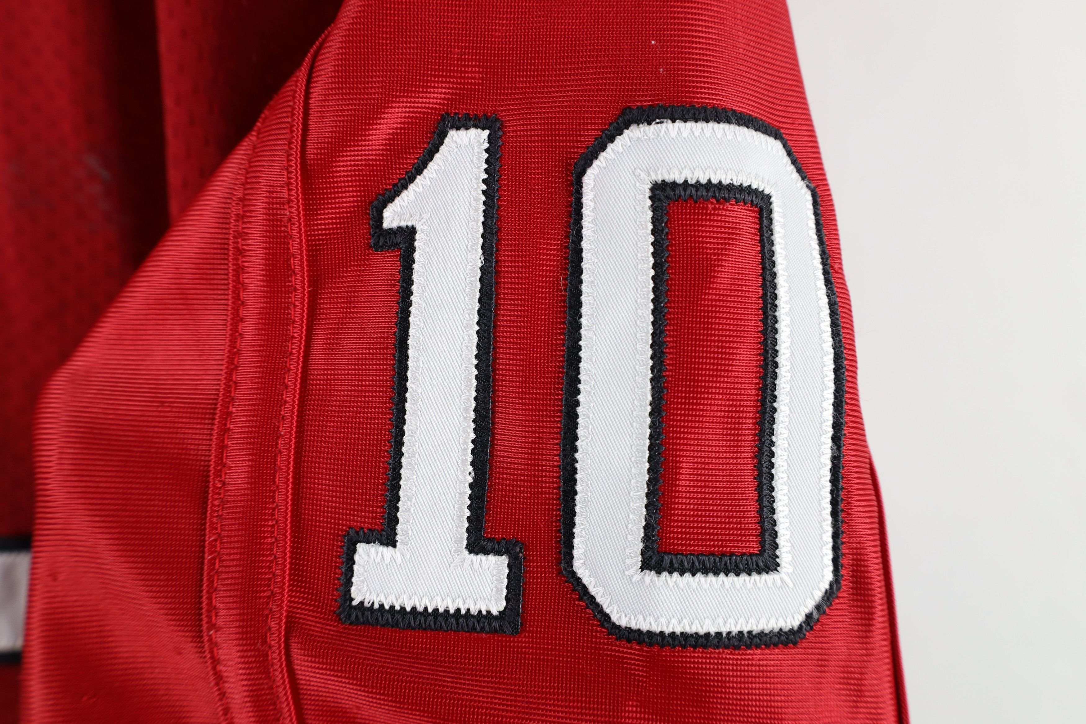 Vintage Vintage Y2K Indiana University Football Jersey Red #10 Size US XL / EU 56 / 4 - 9 Thumbnail
