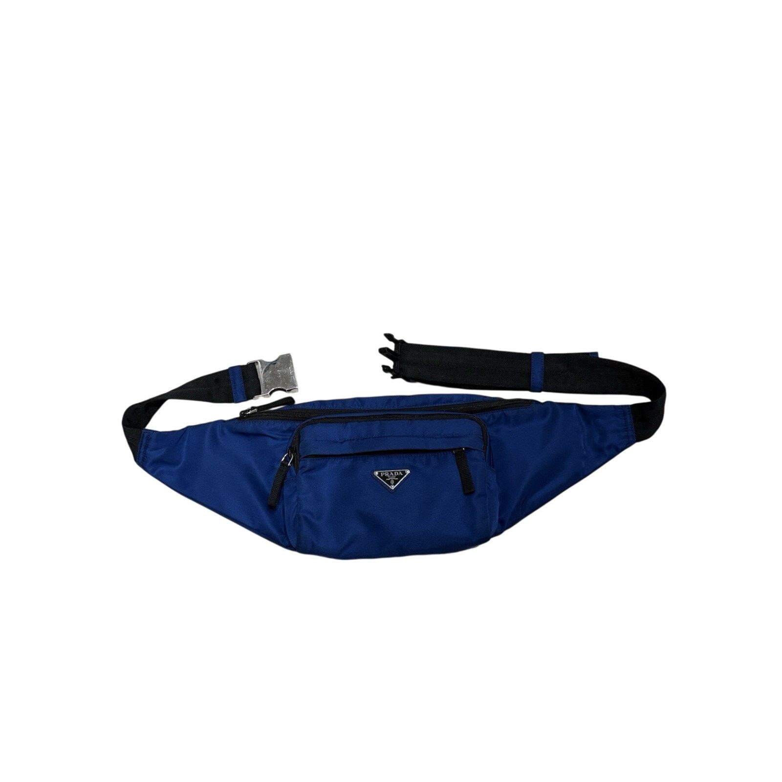 Prada PRADA Nylon Cross Body Bag 2VL005 Blue Size ONE SIZE - 1 Thumbnail