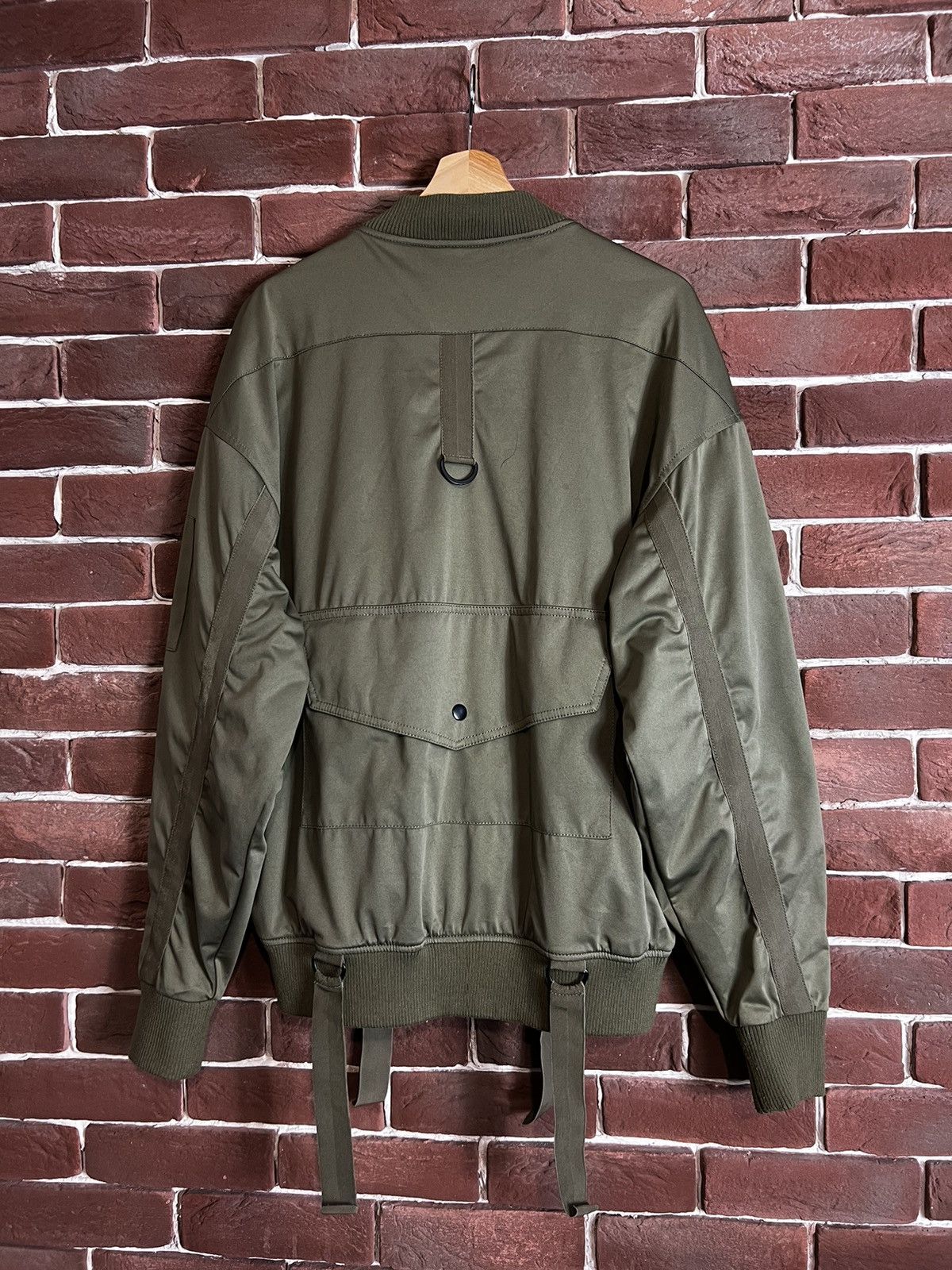 Seditionaries Zara Bondage Cargo Olive Bomber Jacket Avant Garde Hype L Size US L / EU 52-54 / 3 - 2 Thumbnail