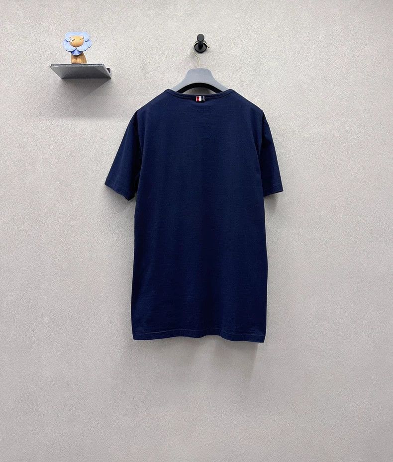 Thom Browne Thom Browne Dark blue short sleeves Size US L / EU 52-54 / 3 - 3 Thumbnail
