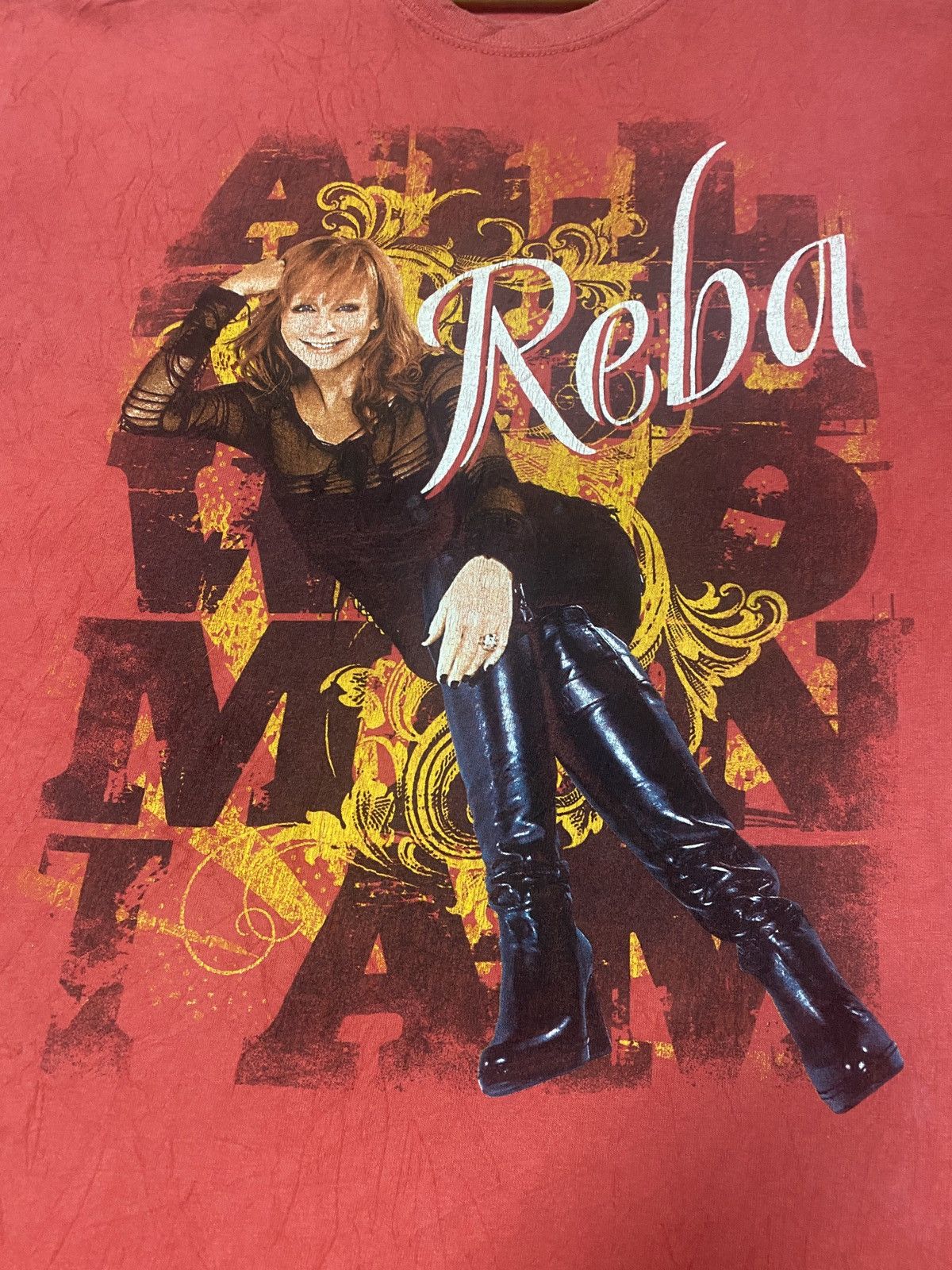 Band Tees × Vintage 💸BINDING OFFER💸VINTAGE REBA SINGER BAND SHIRT TEE💥 Size US L / EU 52-54 / 3 - 7 Thumbnail