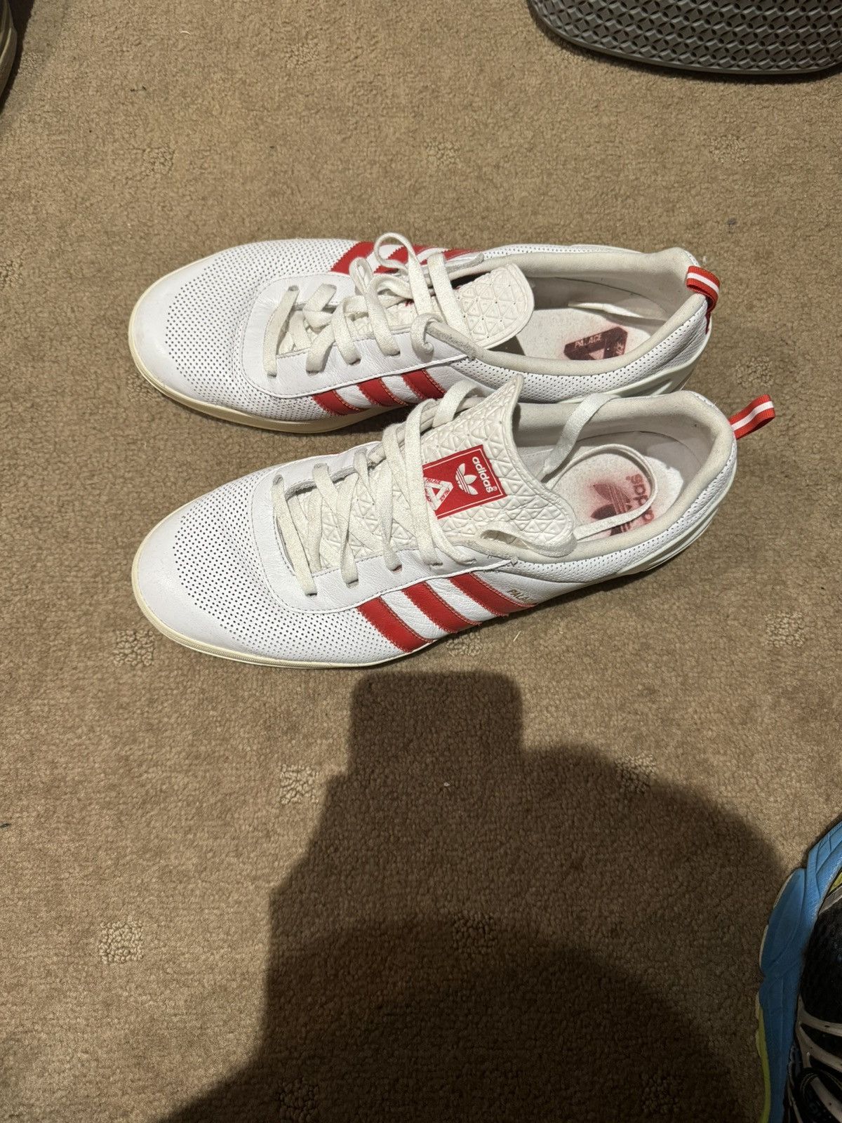 Adidas × Palace Palace pro red white us12.5 Size US 12.5 / EU 45-46 - 3 Thumbnail