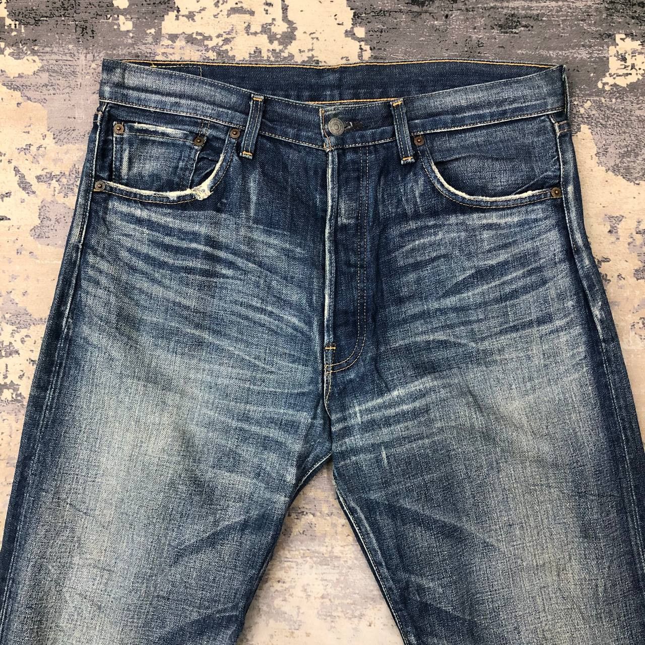 Levi's P779 VTG BIG E 501 SELVEDGE LEVI'S JEANS Size US 35 - 3 Thumbnail