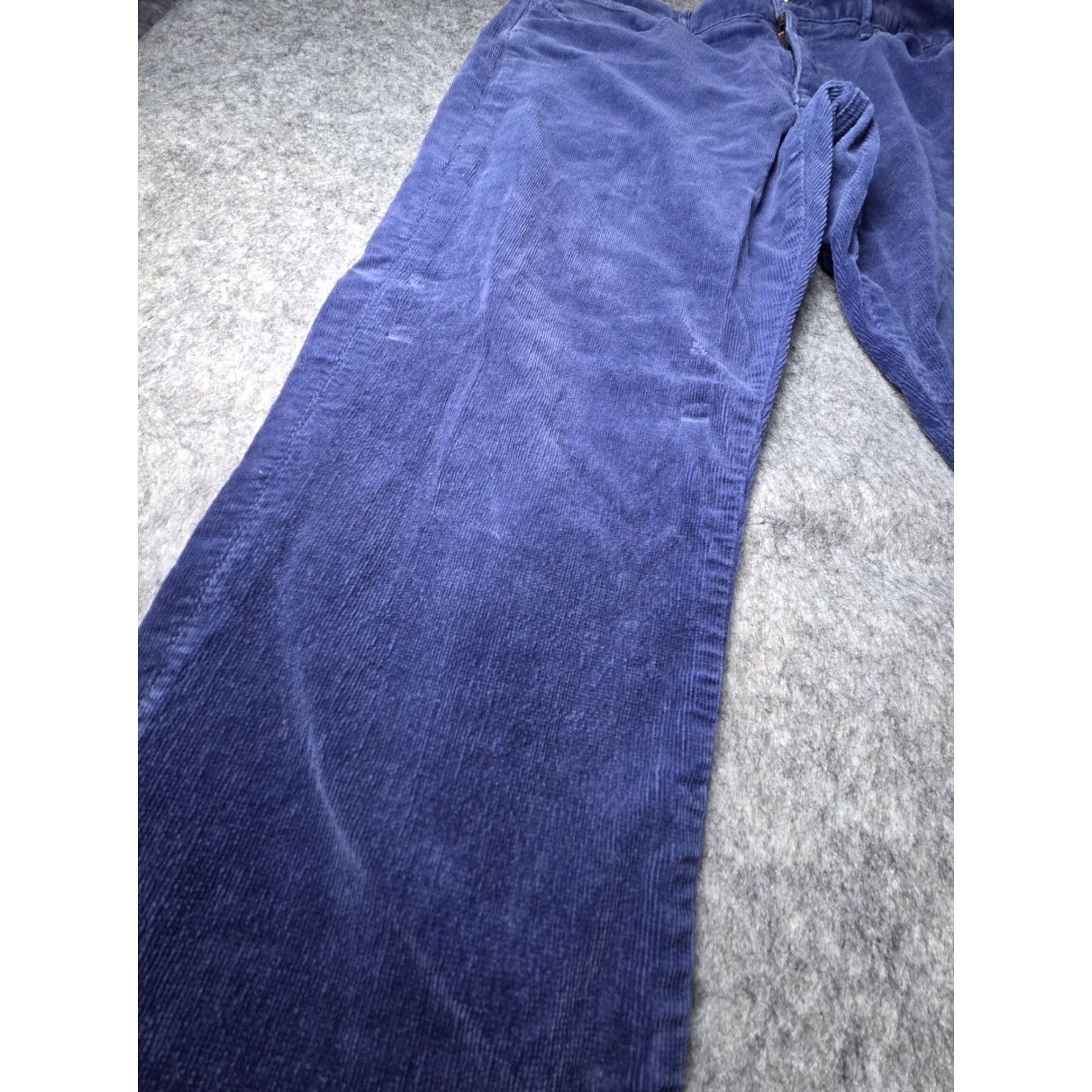 johnnie-O johnnie-O Corduroy Pants West Coast Prep Blue Casual Men's Sz 35x32 Size US 35 - 2 Thumbnail