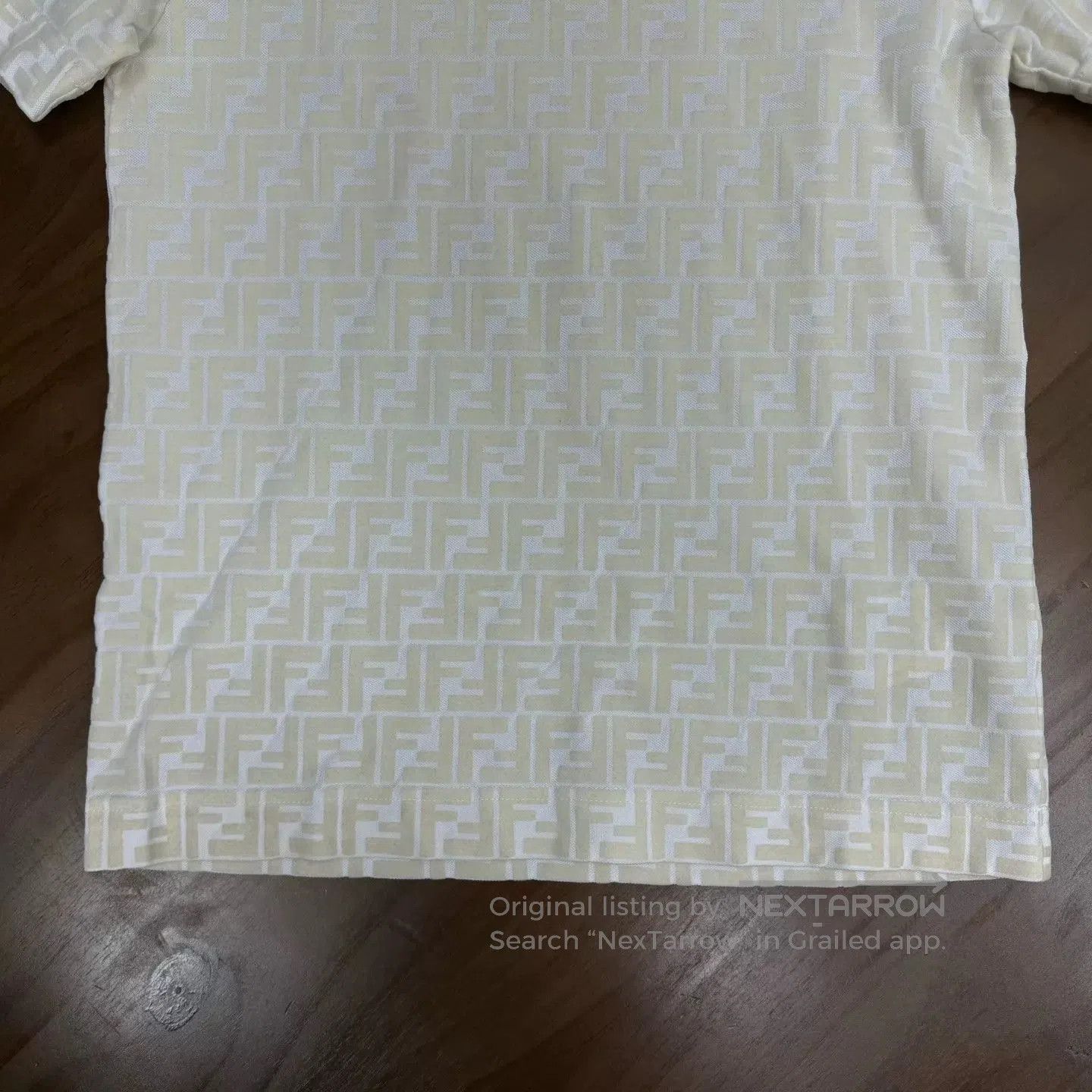 Fendi Beige Patterned Short. Size US XXS / EU 40 - 6 Thumbnail