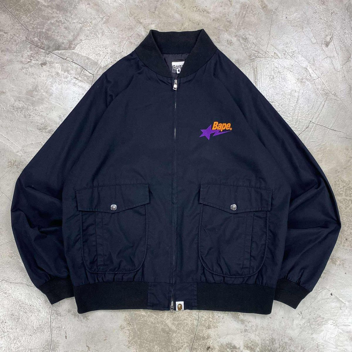 Bape OG “Bape Sta” Embroidered Zip-Up Jacket Size US M / EU 48-50 / 2 - 1 Thumbnail