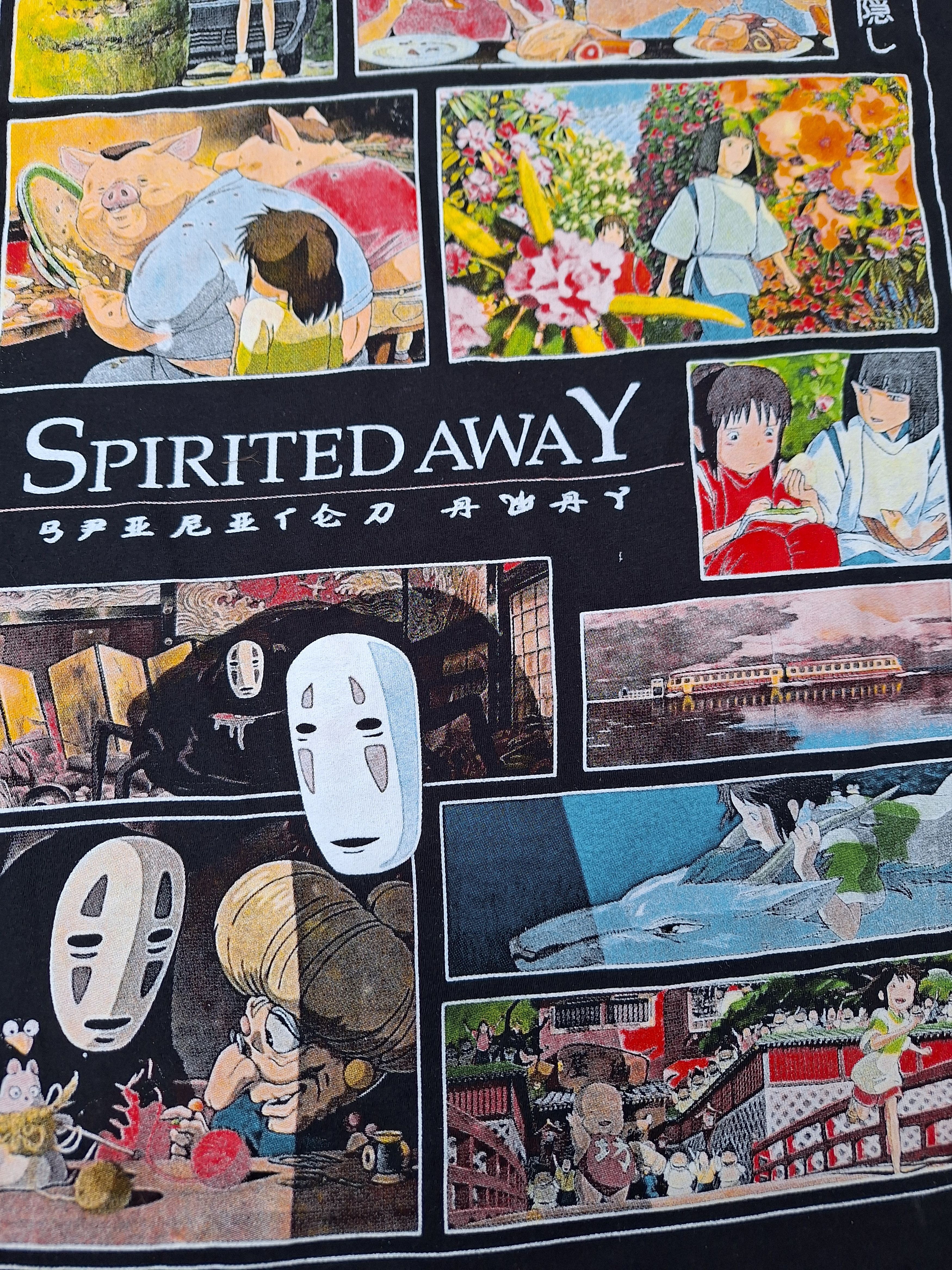 Japanese Brand 🔥RARE🔥 Spirited Away studio ghibli movie manga anime tee Size US L / EU 52-54 / 3 - 7 Thumbnail